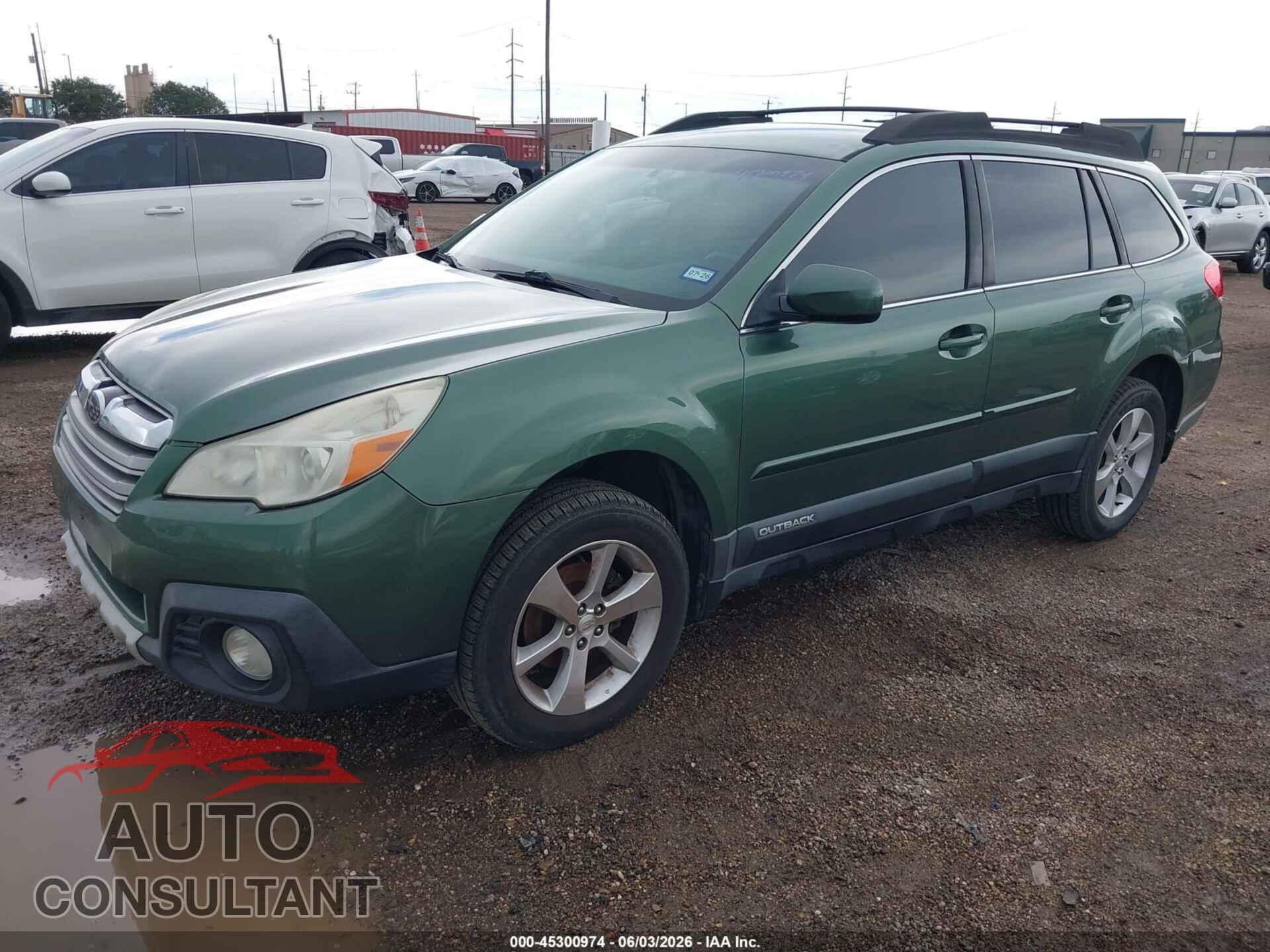 SUBARU OUTBACK 2013 - 4S4BRCJC8D3210869