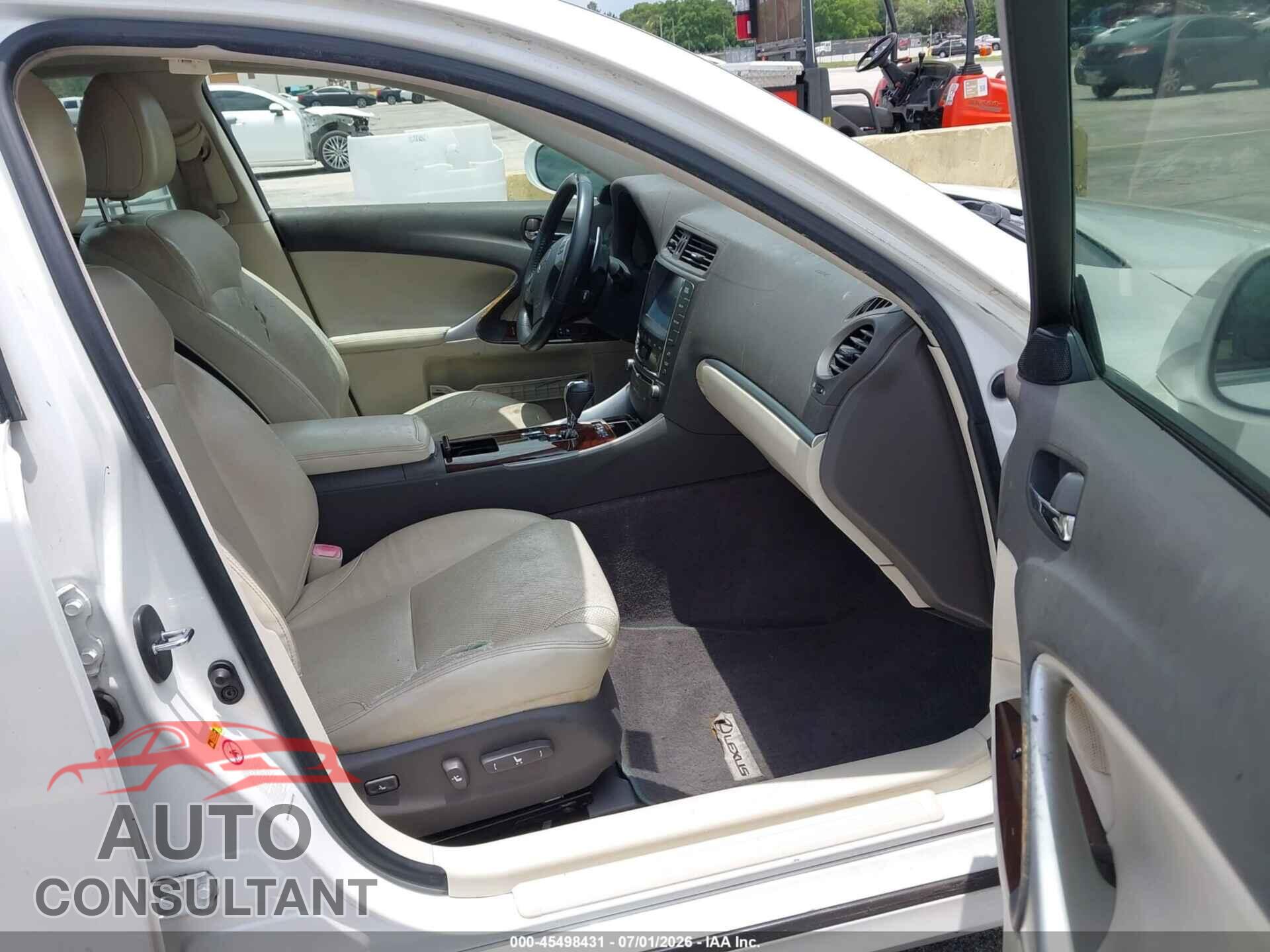LEXUS IS 250 2013 - JTHBF5C21D5192814