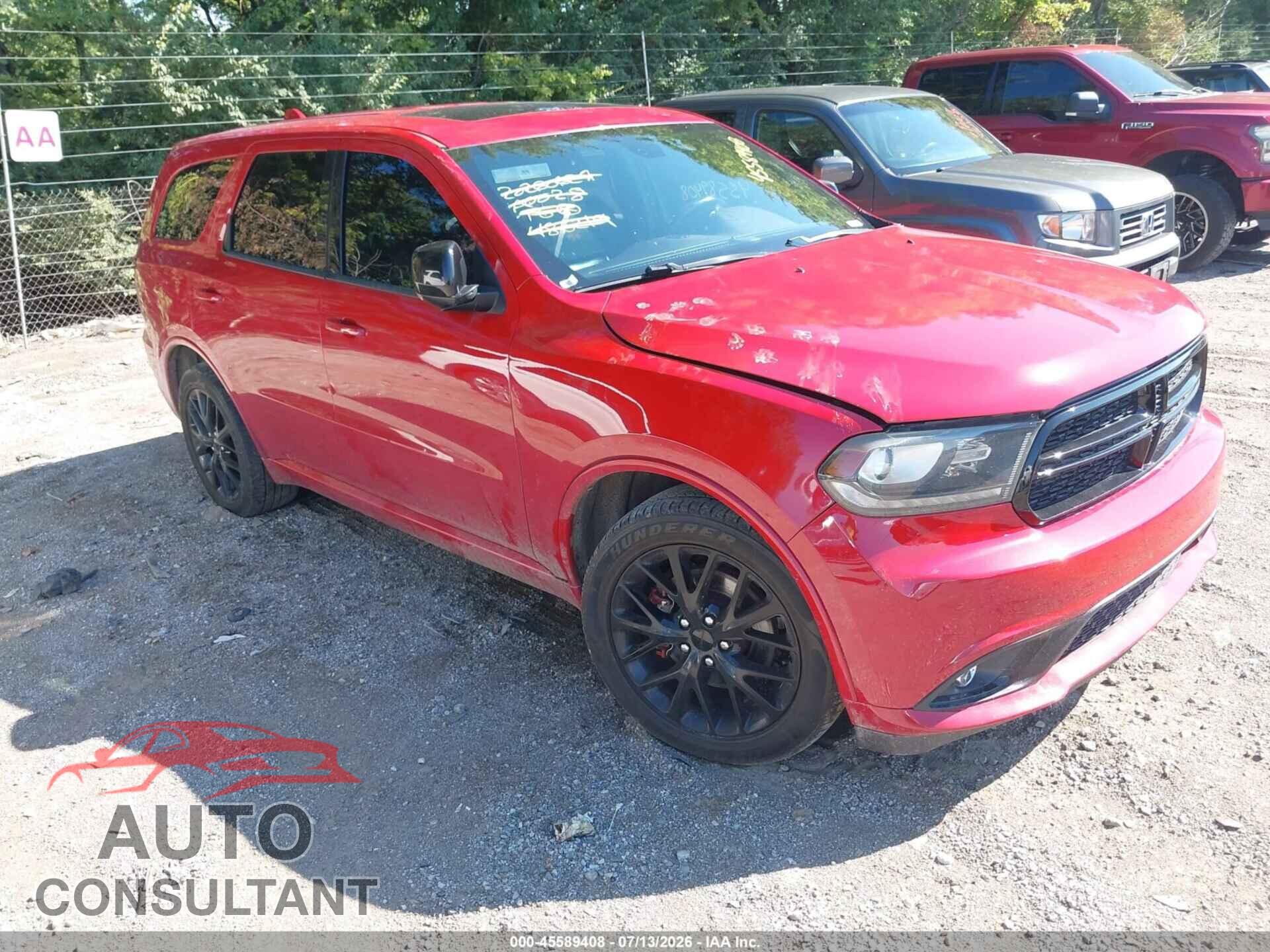 DODGE DURANGO 2016 - 1C4SDJCTXGC486219