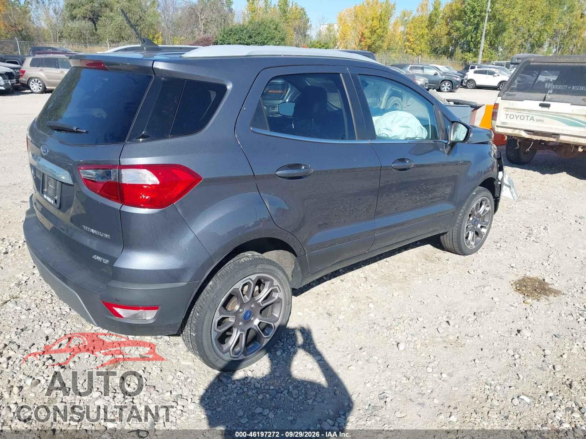 FORD ECOSPORT 2022 - MAJ6S3KL2NC463198