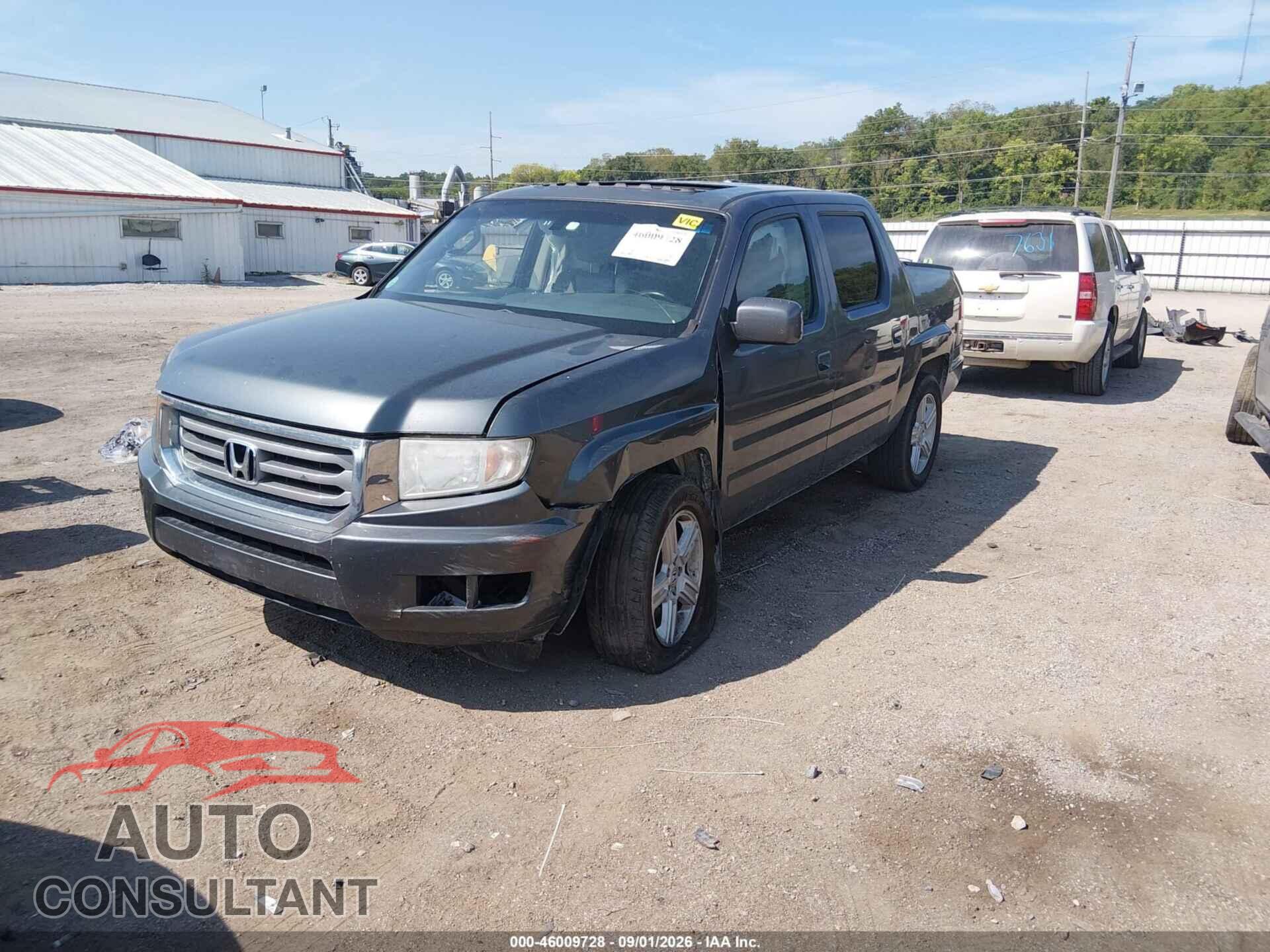 HONDA RIDGELINE 2012 - 5FPYK1F53CB456660