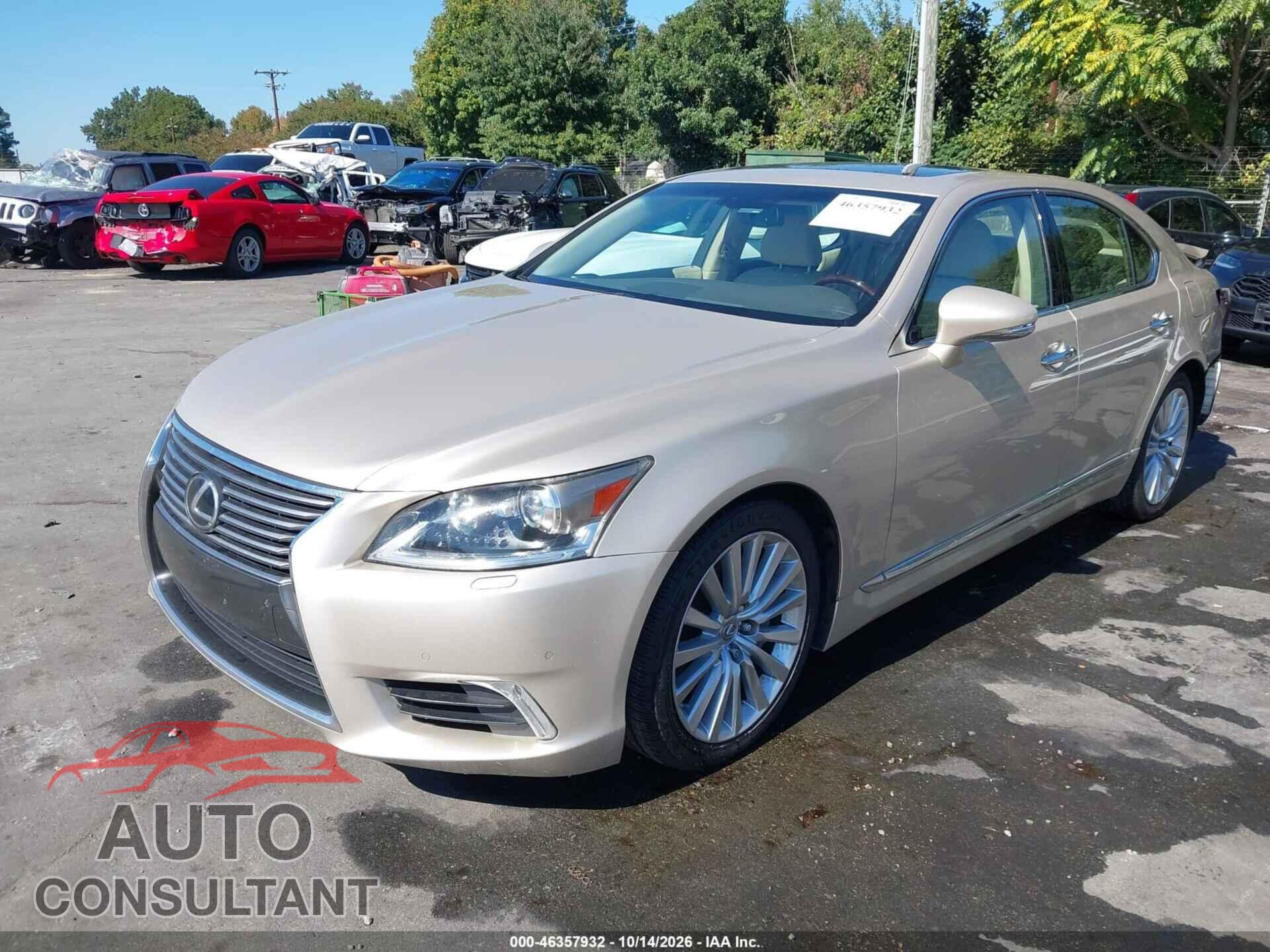 LEXUS LS 460 2013 - JTHCL5EF5D5019455