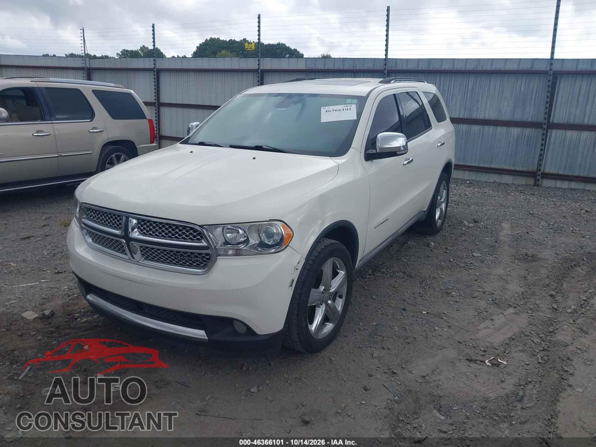 DODGE DURANGO 2011 - 1D4RD5GG7BC613619