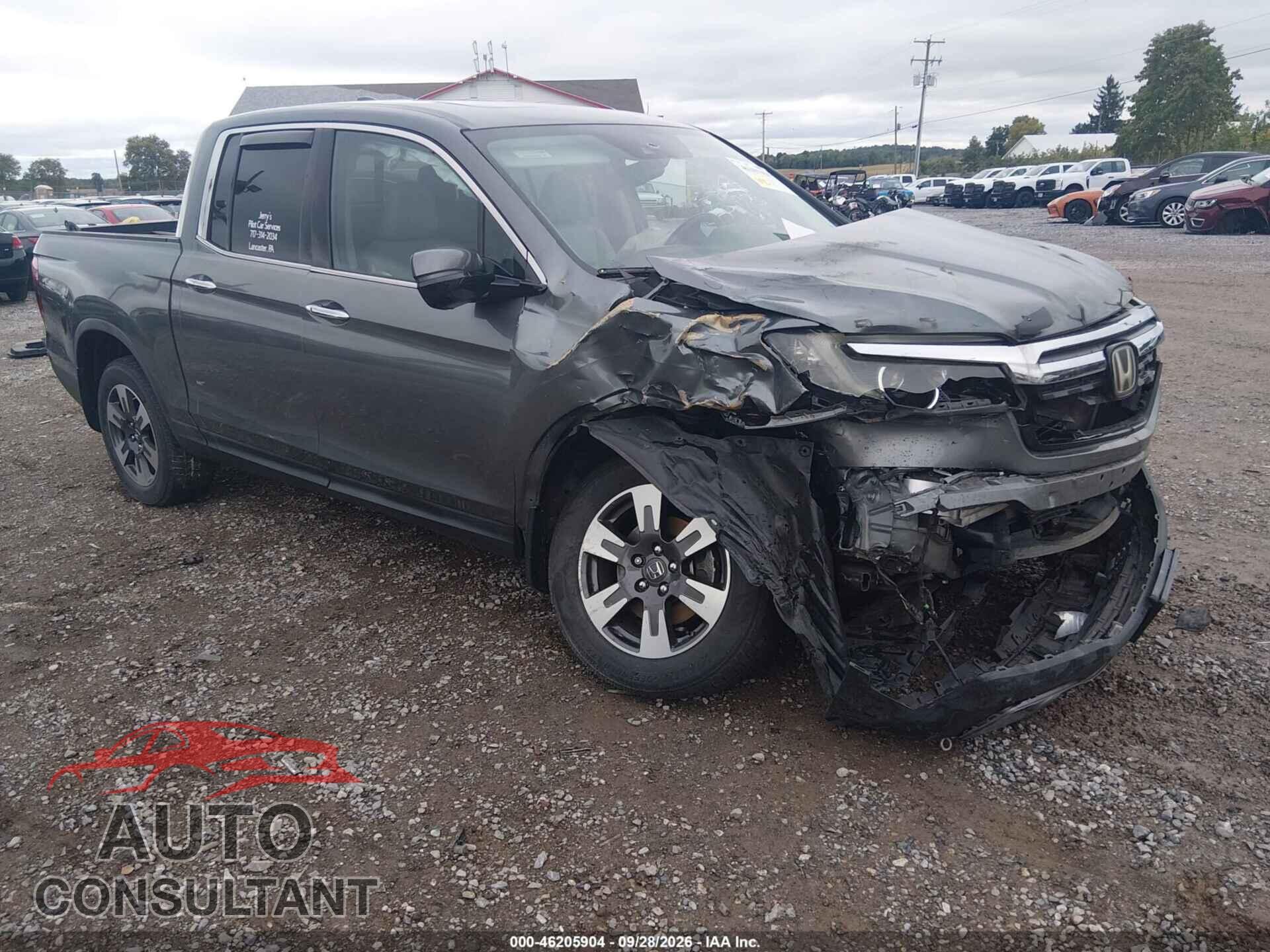 HONDA RIDGELINE 2017 - 5FPYK3F76HB032460