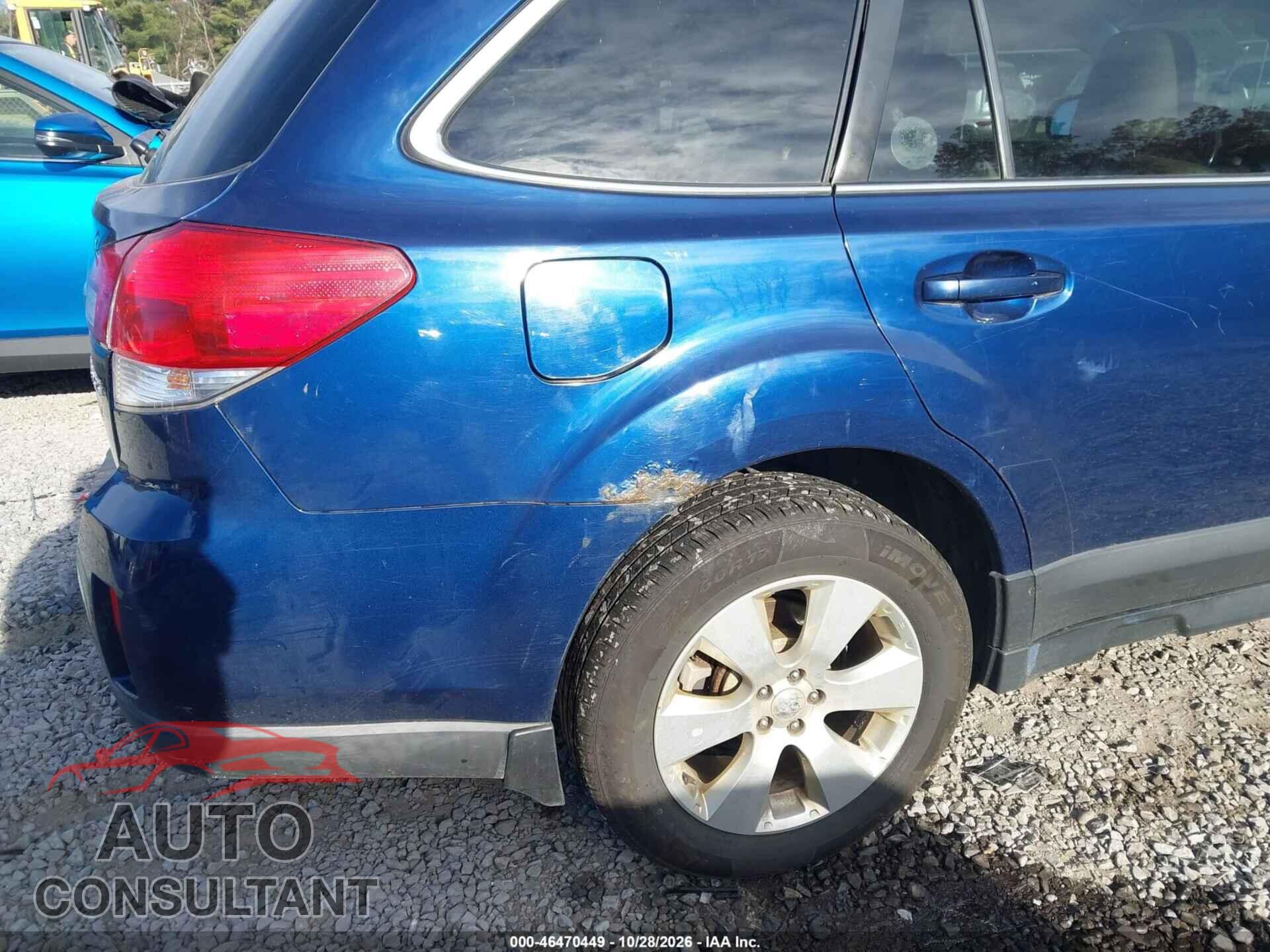 SUBARU OUTBACK 2011 - 4S4BRBKC2B3370218