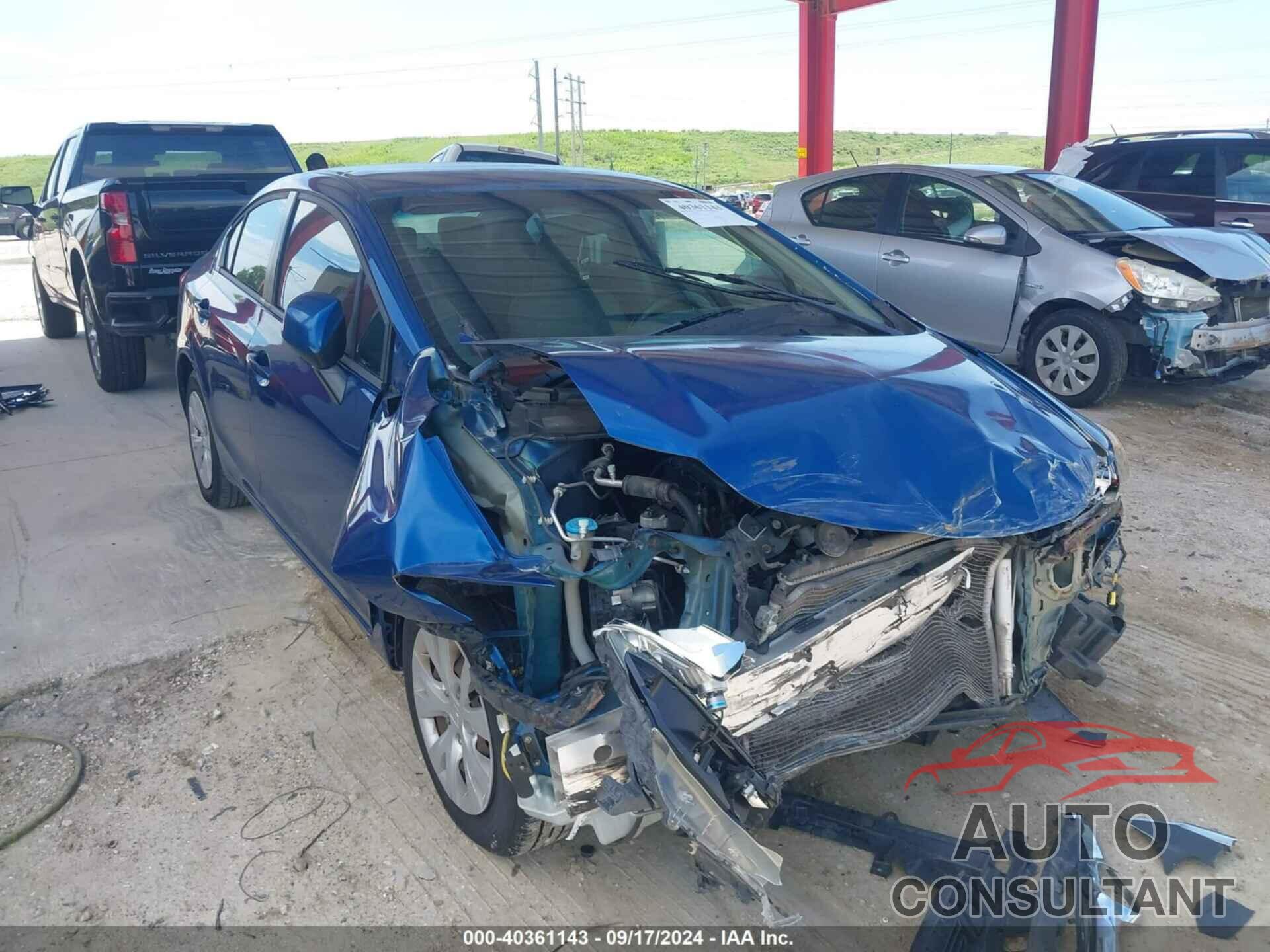 HONDA CIVIC 2012 - 19XFB2F55CE057650