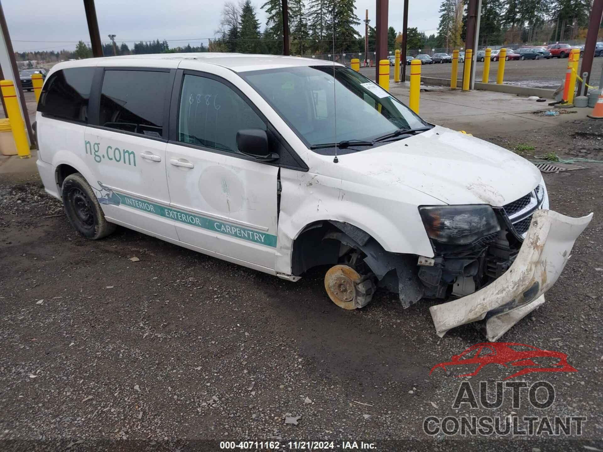 DODGE GRAND CARAVAN 2012 - 2C4RDGBG6CR262808
