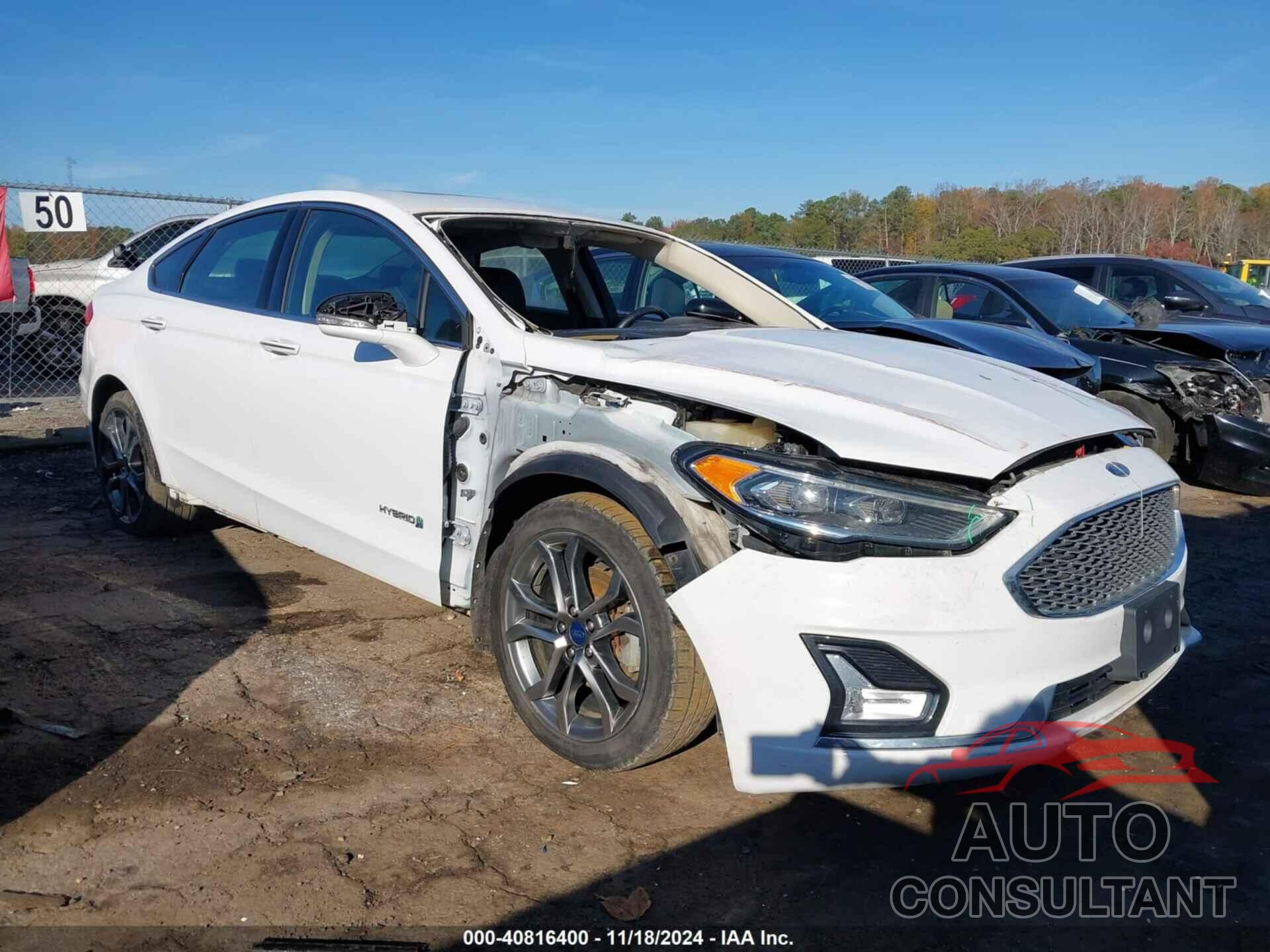 FORD FUSION HYBRID 2019 - 3FA6P0RUXKR121137