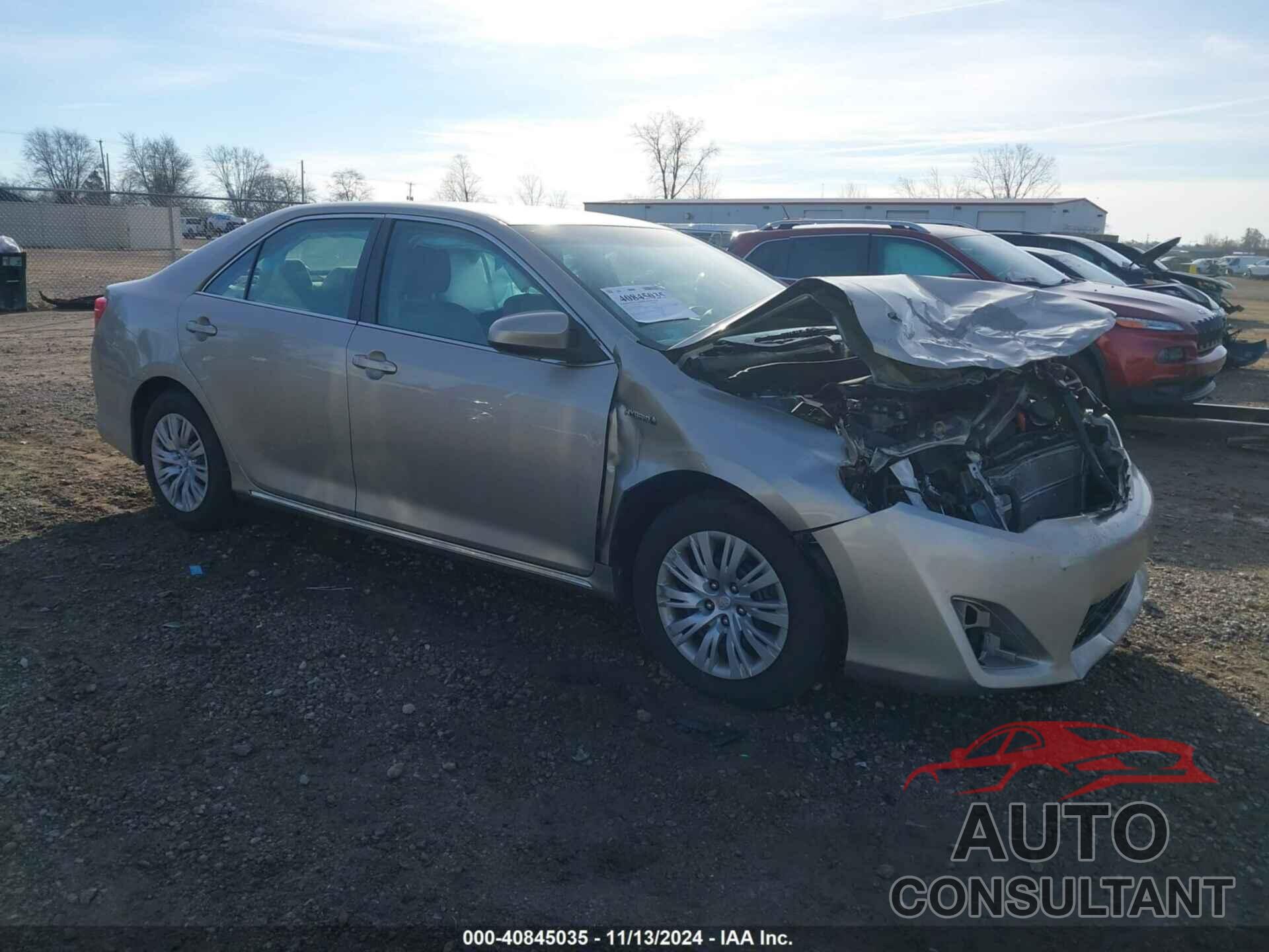 TOYOTA CAMRY HYBRID 2013 - 4T1BD1FK5DU076450