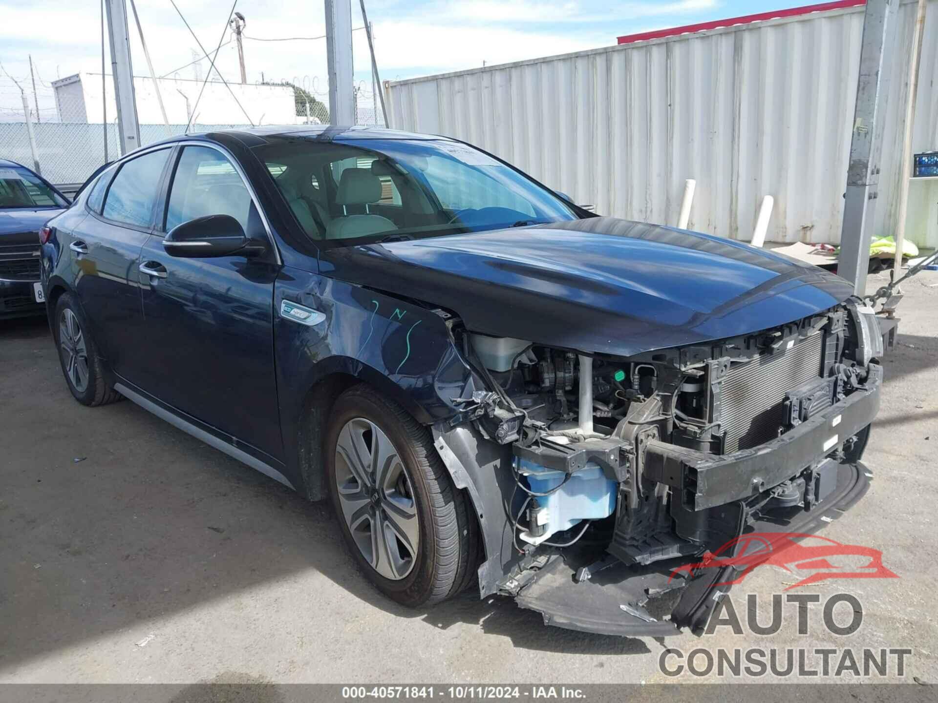 KIA OPTIMA HYBRID 2018 - KNAGU4LE4J5022764