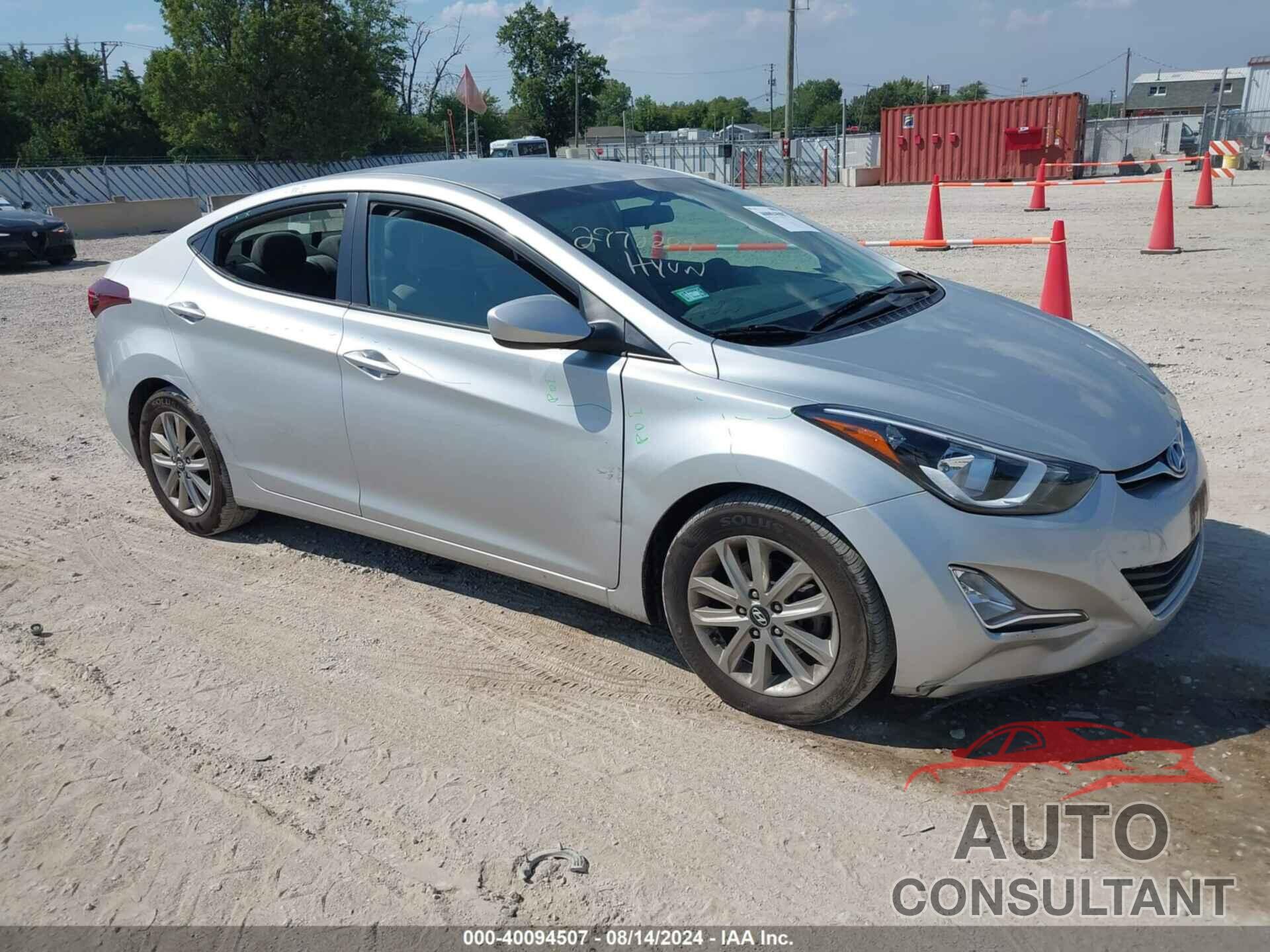 HYUNDAI ELANTRA 2016 - 5NPDH4AE7GH796772