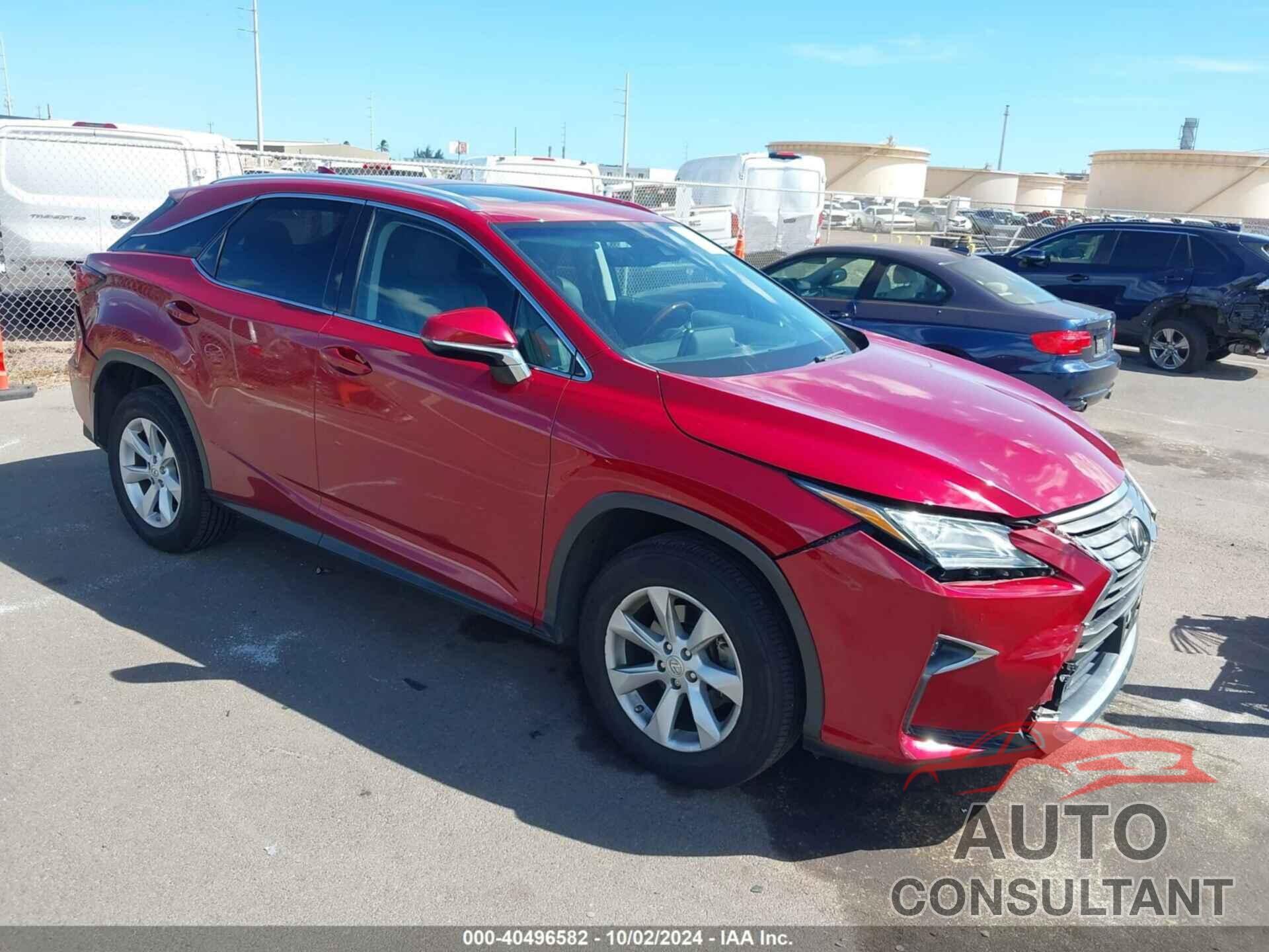 LEXUS RX 350 2017 - 2T2ZZMCA8HC090486