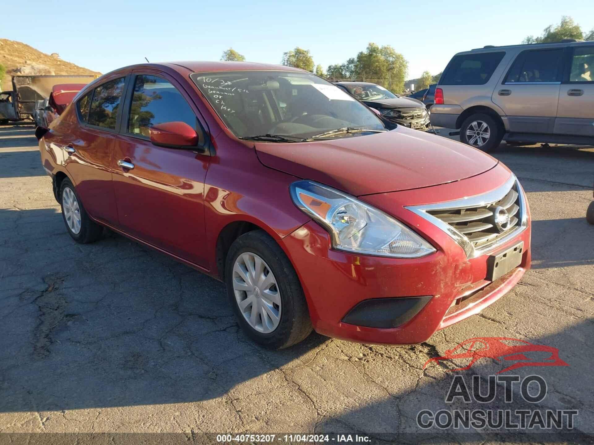 NISSAN VERSA 2019 - 3N1CN7AP7KL850199