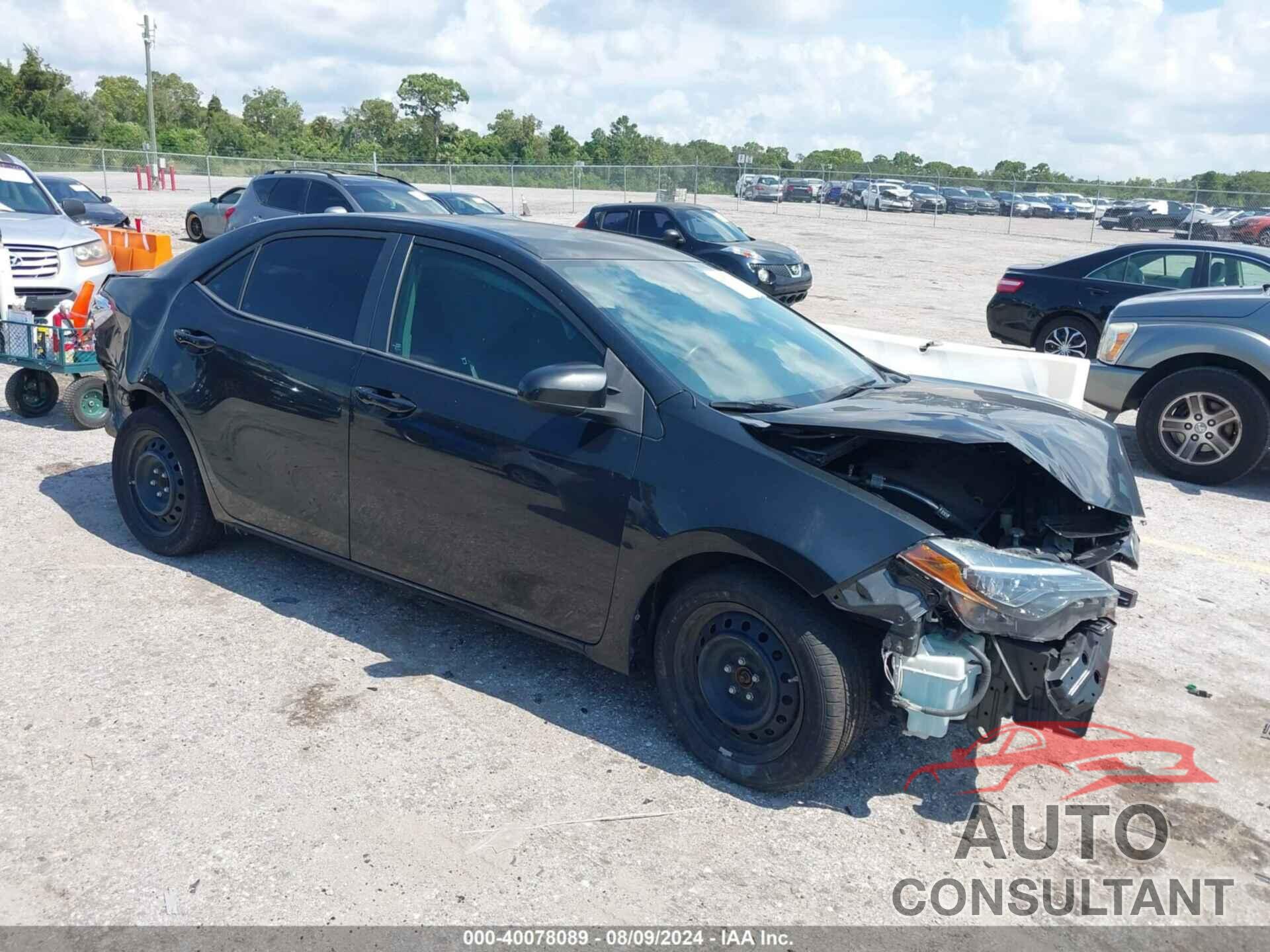 TOYOTA COROLLA 2018 - 2T1BURHE6JC007432