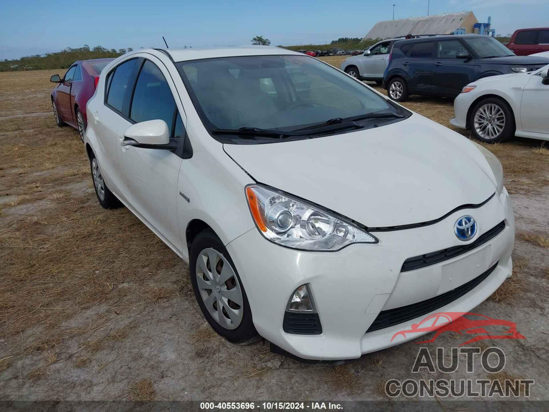 TOYOTA PRIUS C 2013 - JTDKDTB3XD1545483