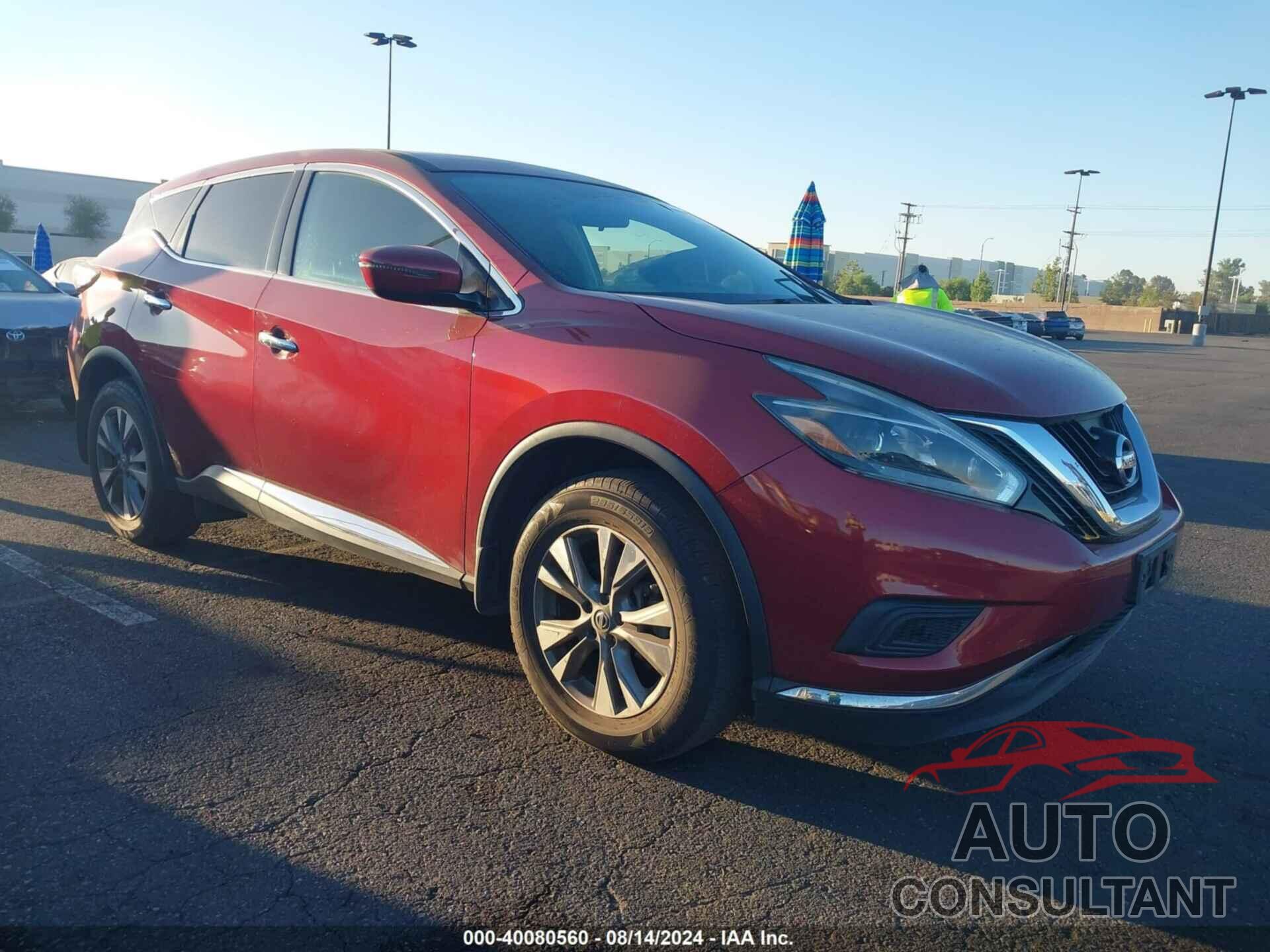 NISSAN MURANO 2018 - 5N1AZ2MG3JN199848