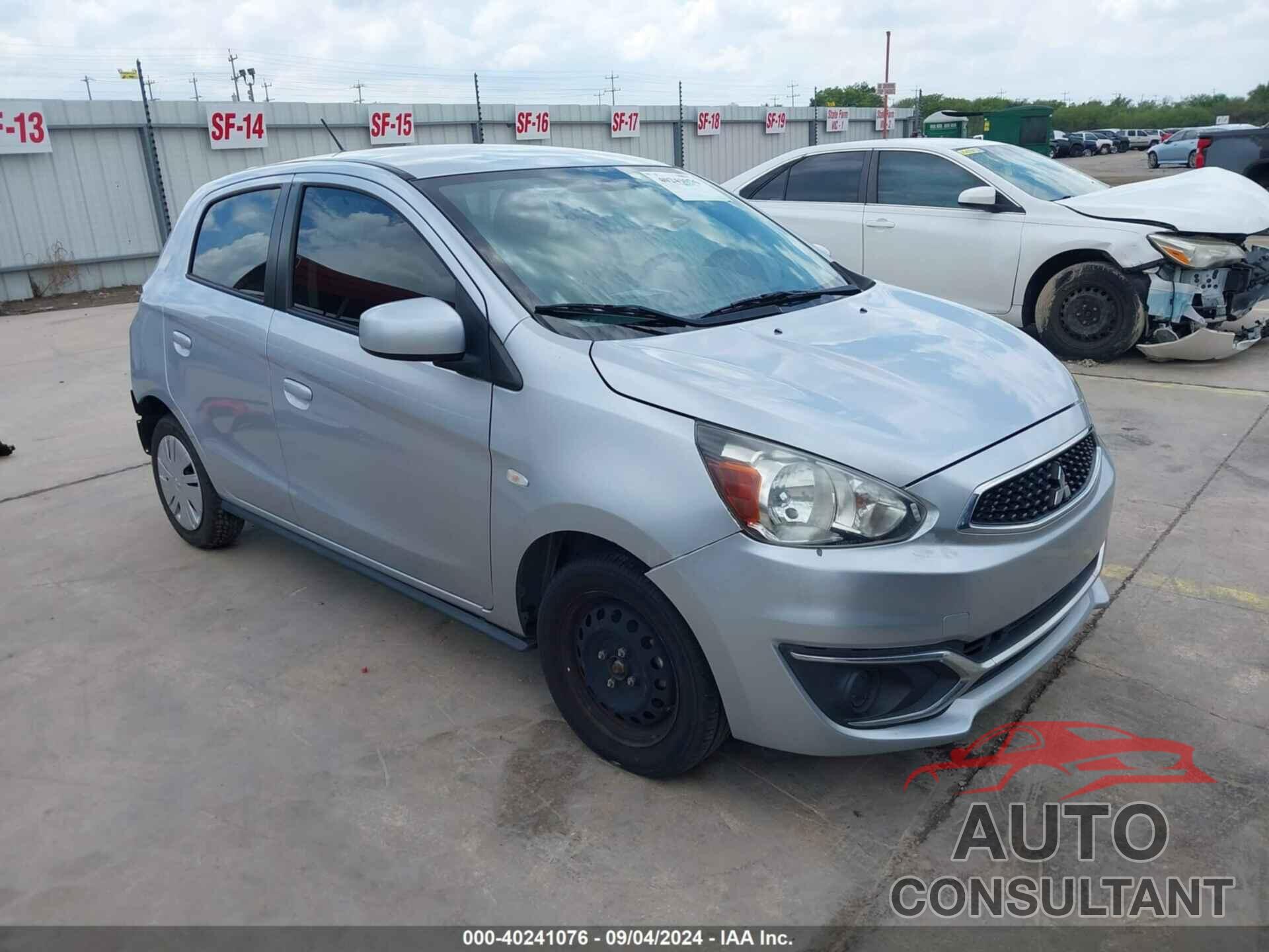 MITSUBISHI MIRAGE 2019 - ML32A3HJ6KH016618