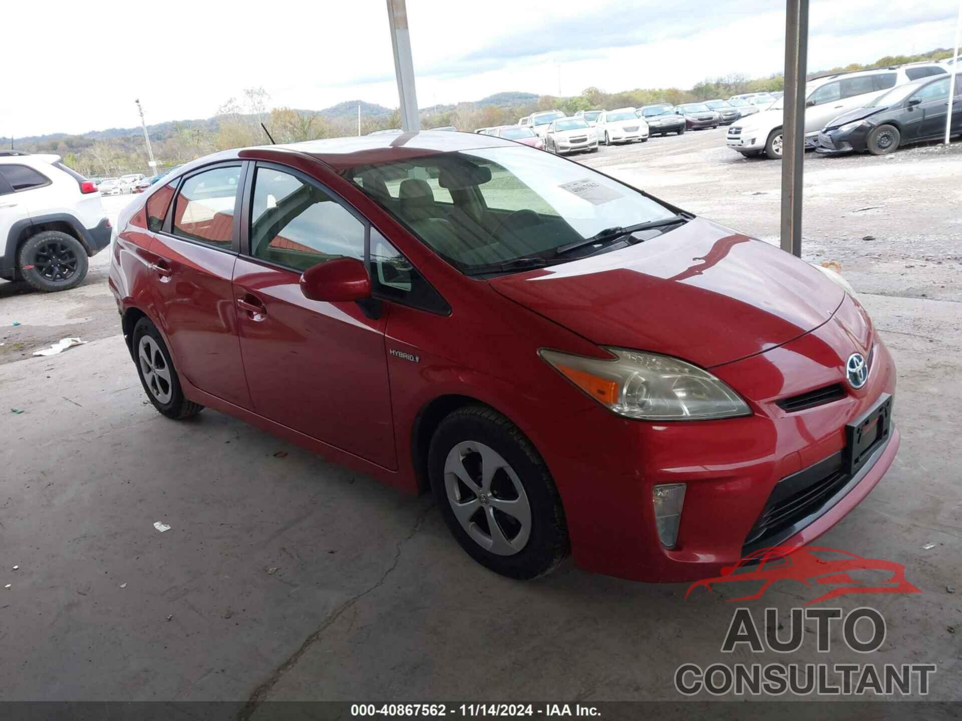 TOYOTA PRIUS 2013 - JTDKN3DU8D5562813