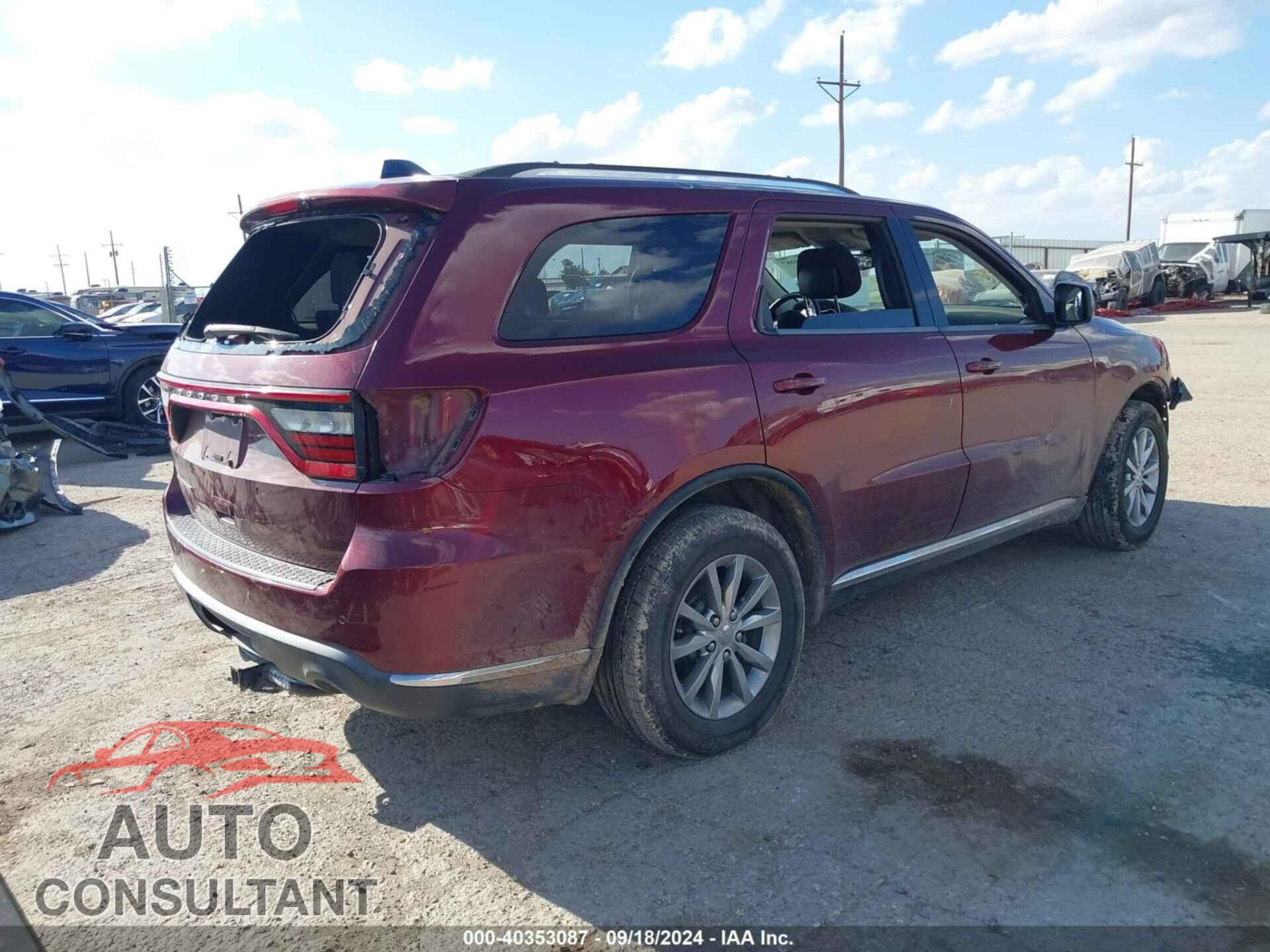 DODGE DURANGO 2017 - 1C4RDHAG0HC944722