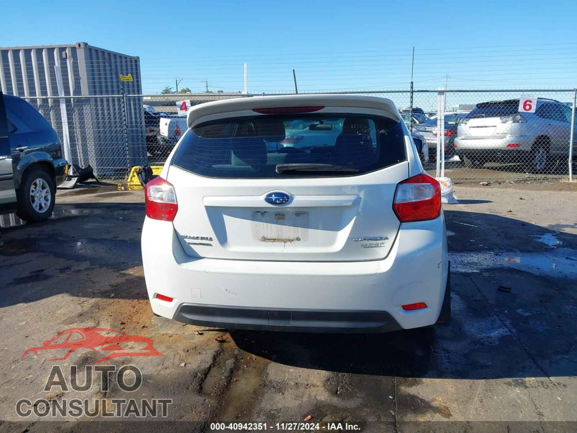 SUBARU IMPREZA 2012 - JF1GPAF66CH211971