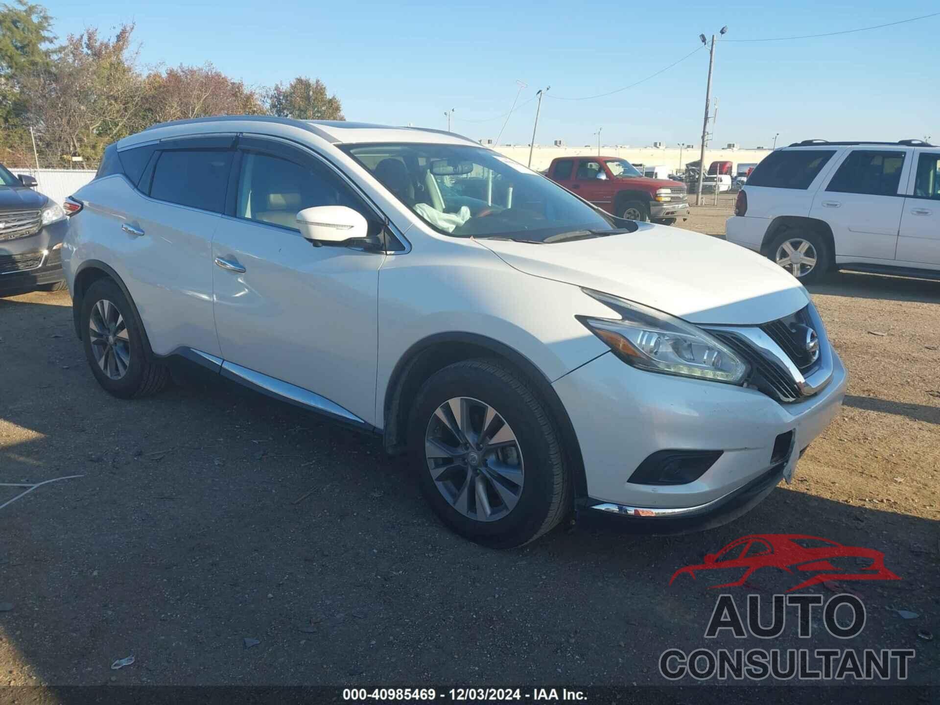 NISSAN MURANO 2015 - 5N1AZ2MG2FN205744