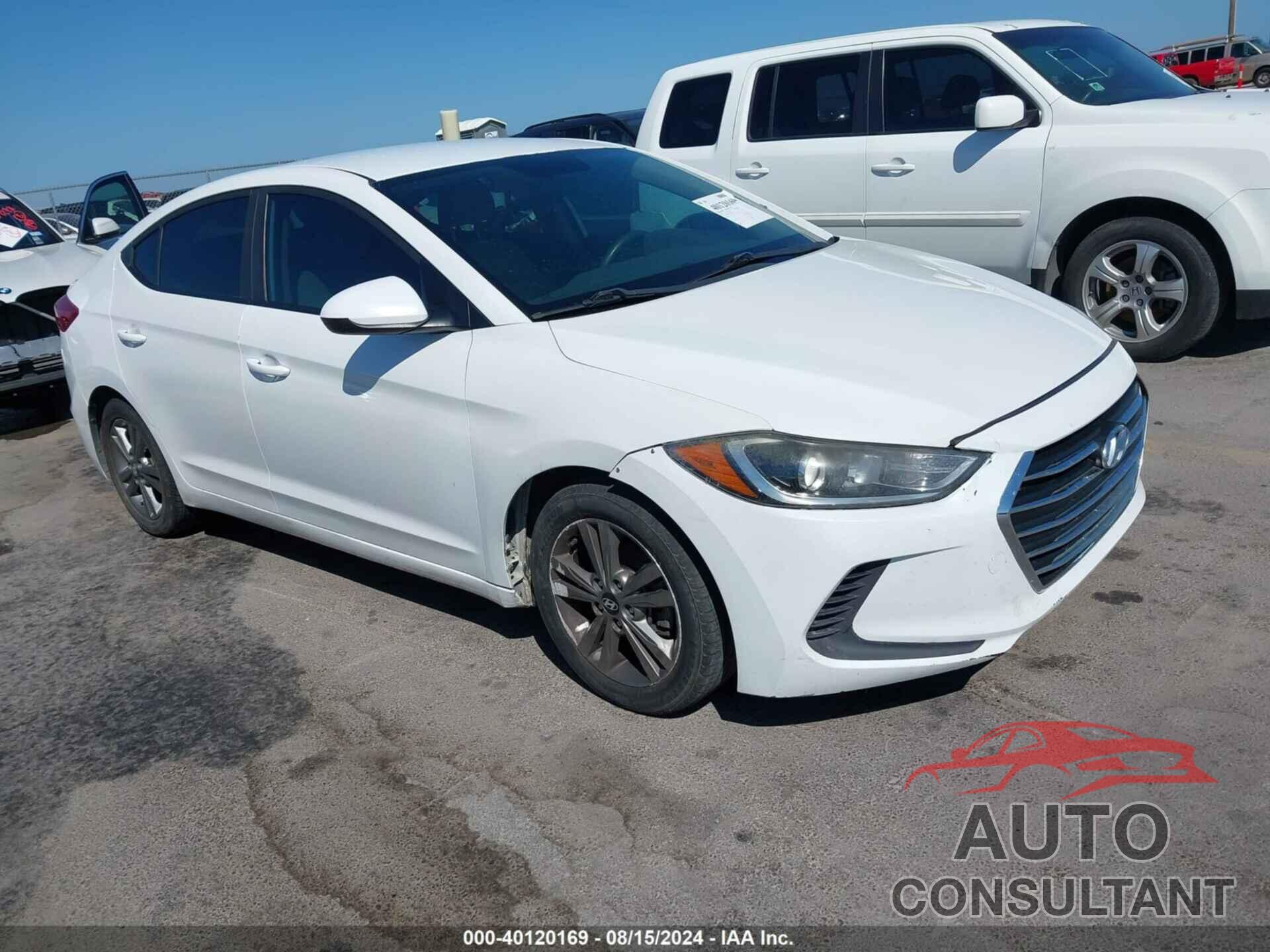 HYUNDAI ELANTRA 2017 - 5NPD84LF8HH184295