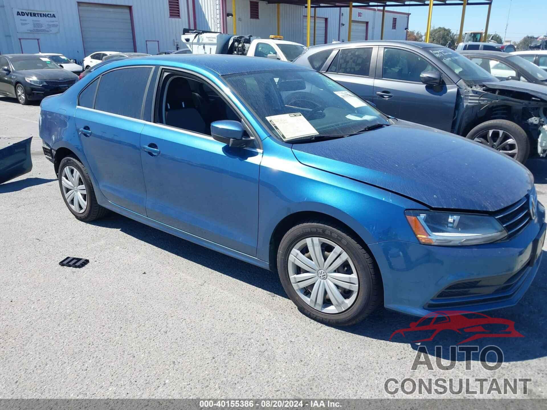 VOLKSWAGEN JETTA 2017 - 3VW2B7AJ3HM386857