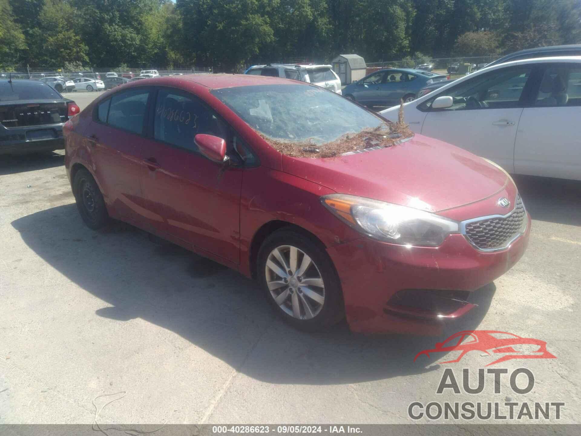 KIA FORTE 2016 - KNAFX4A60G5601726