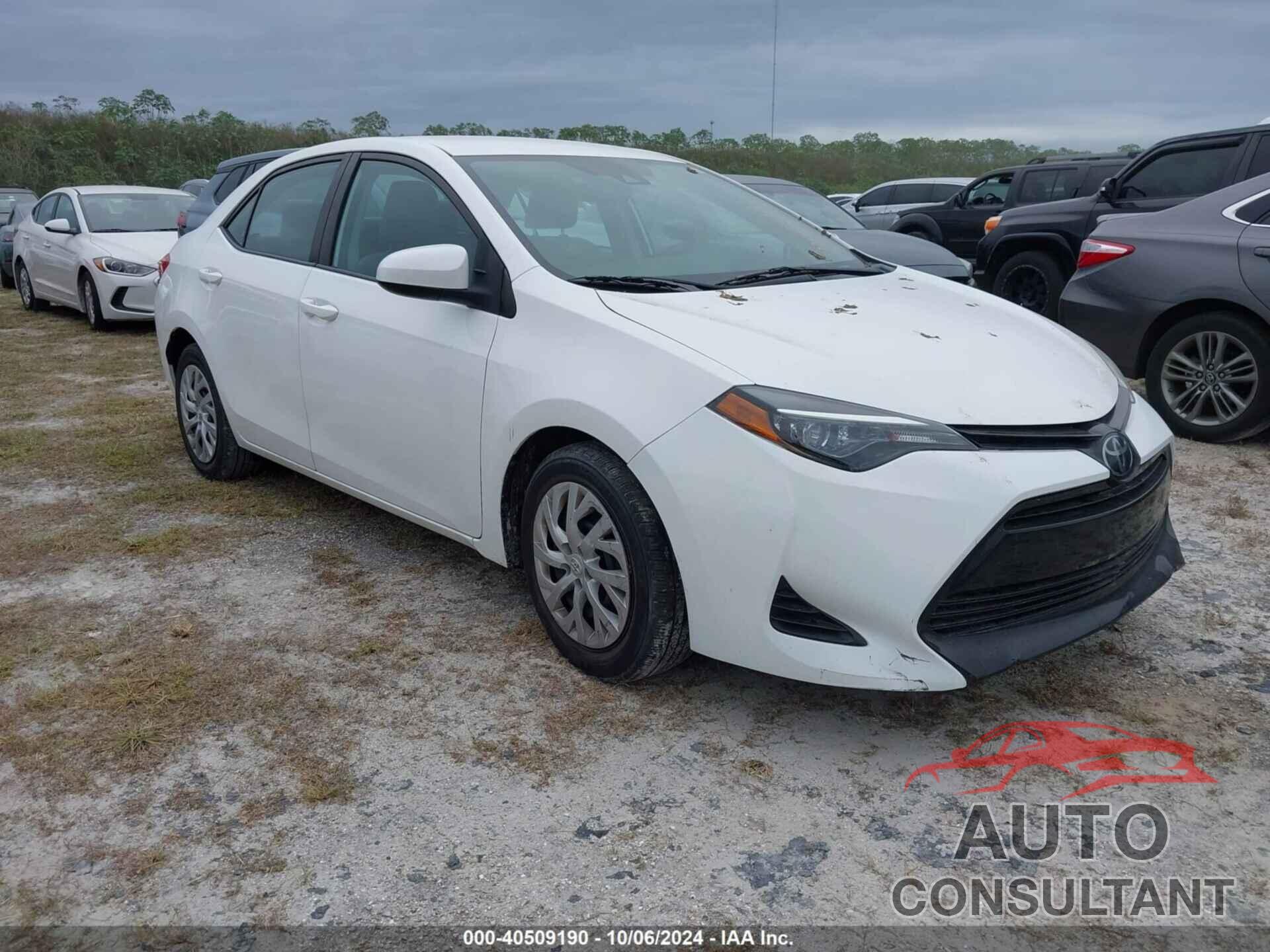 TOYOTA COROLLA 2019 - 2T1BURHE1KC226218