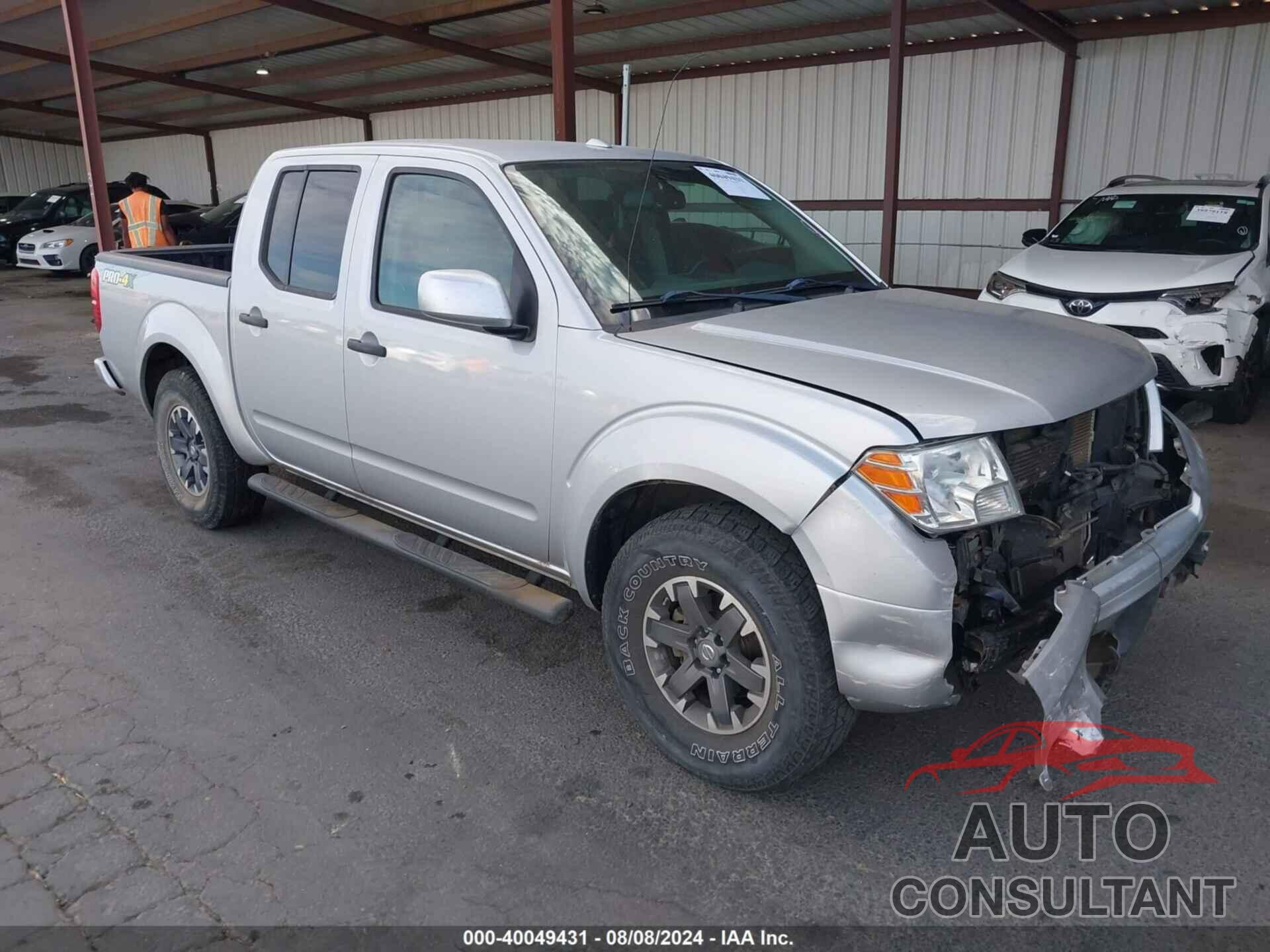 NISSAN FRONTIER 2018 - 1N6AD0EV4JN755005