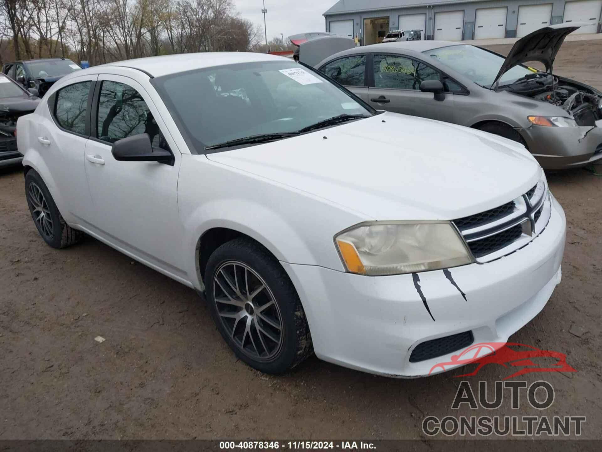 DODGE AVENGER 2013 - 1C3CDZAB5DN605148