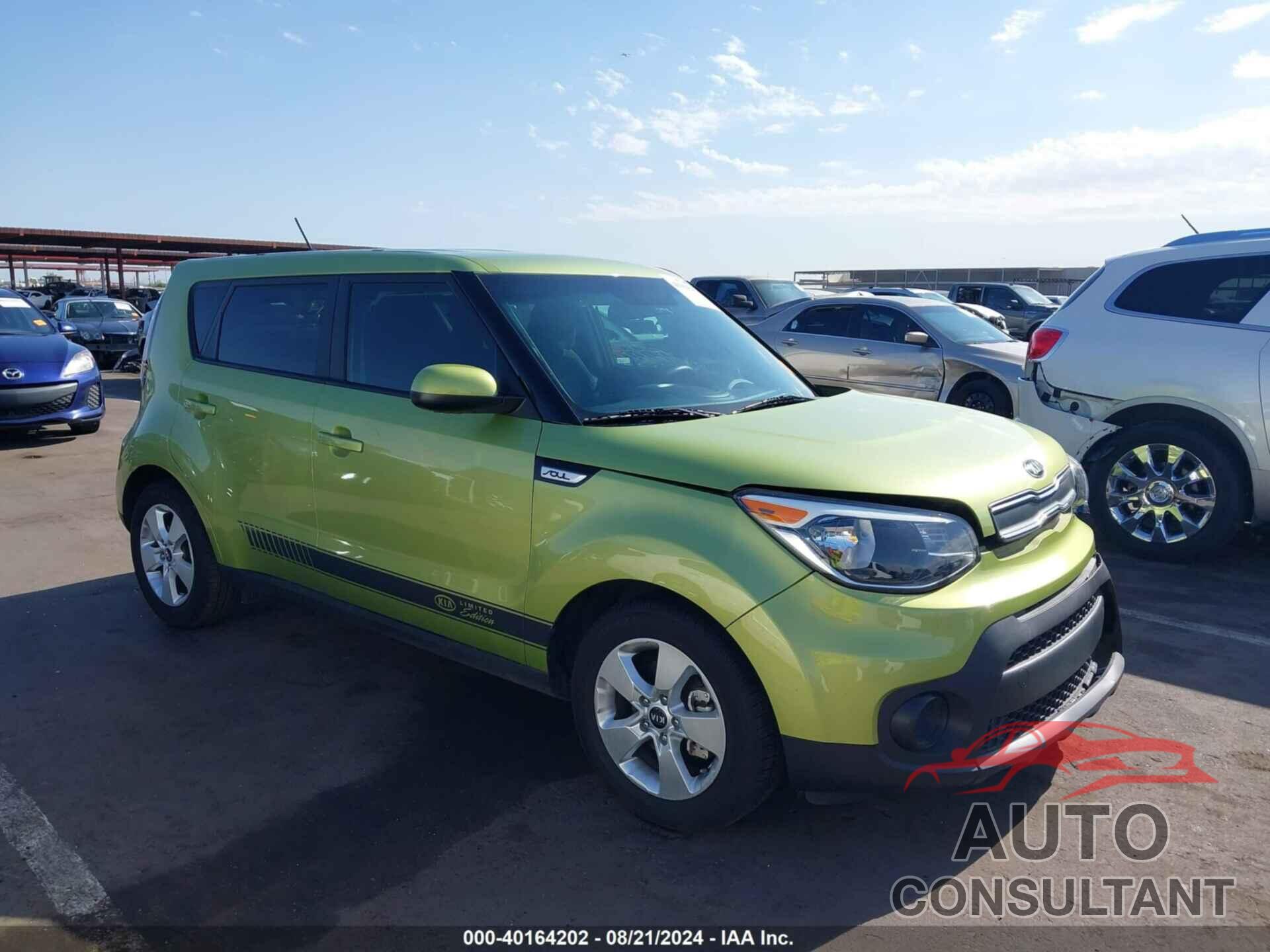 KIA SOUL 2019 - KNDJN2A21K7919873