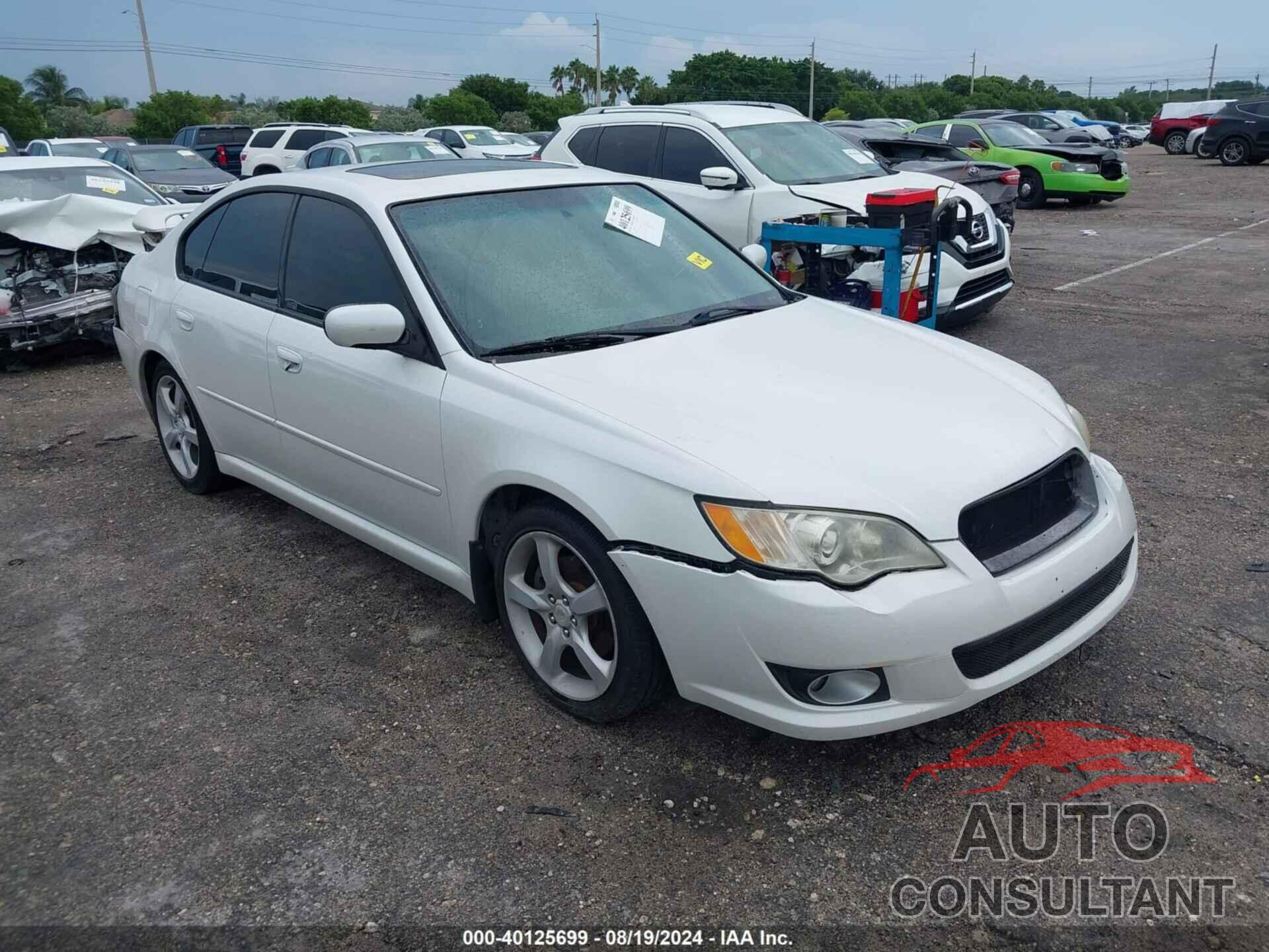 SUBARU LEGACY 2009 - 4S3BL626597214328