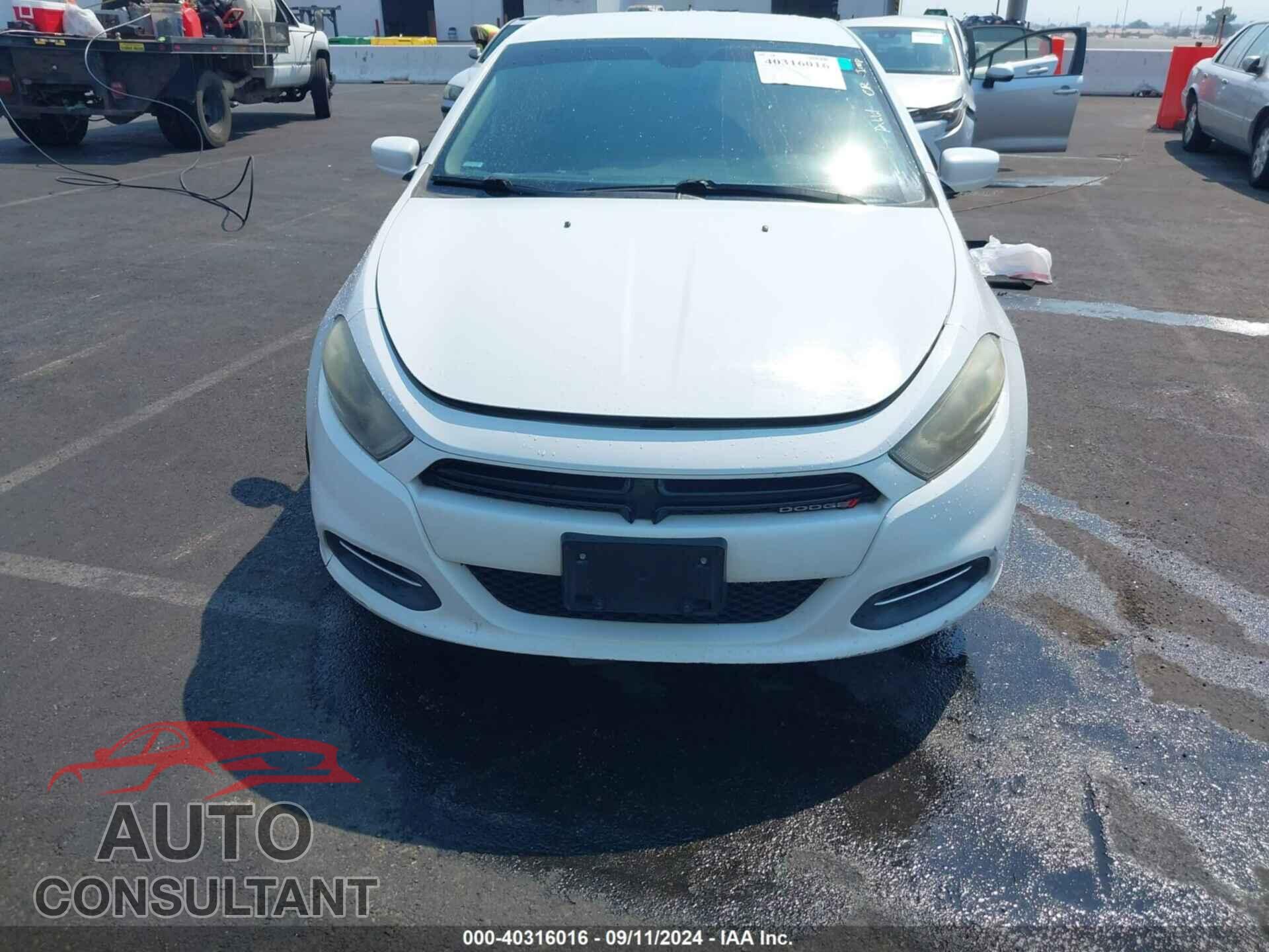DODGE DART 2016 - 1C3CDFBB2GD551122
