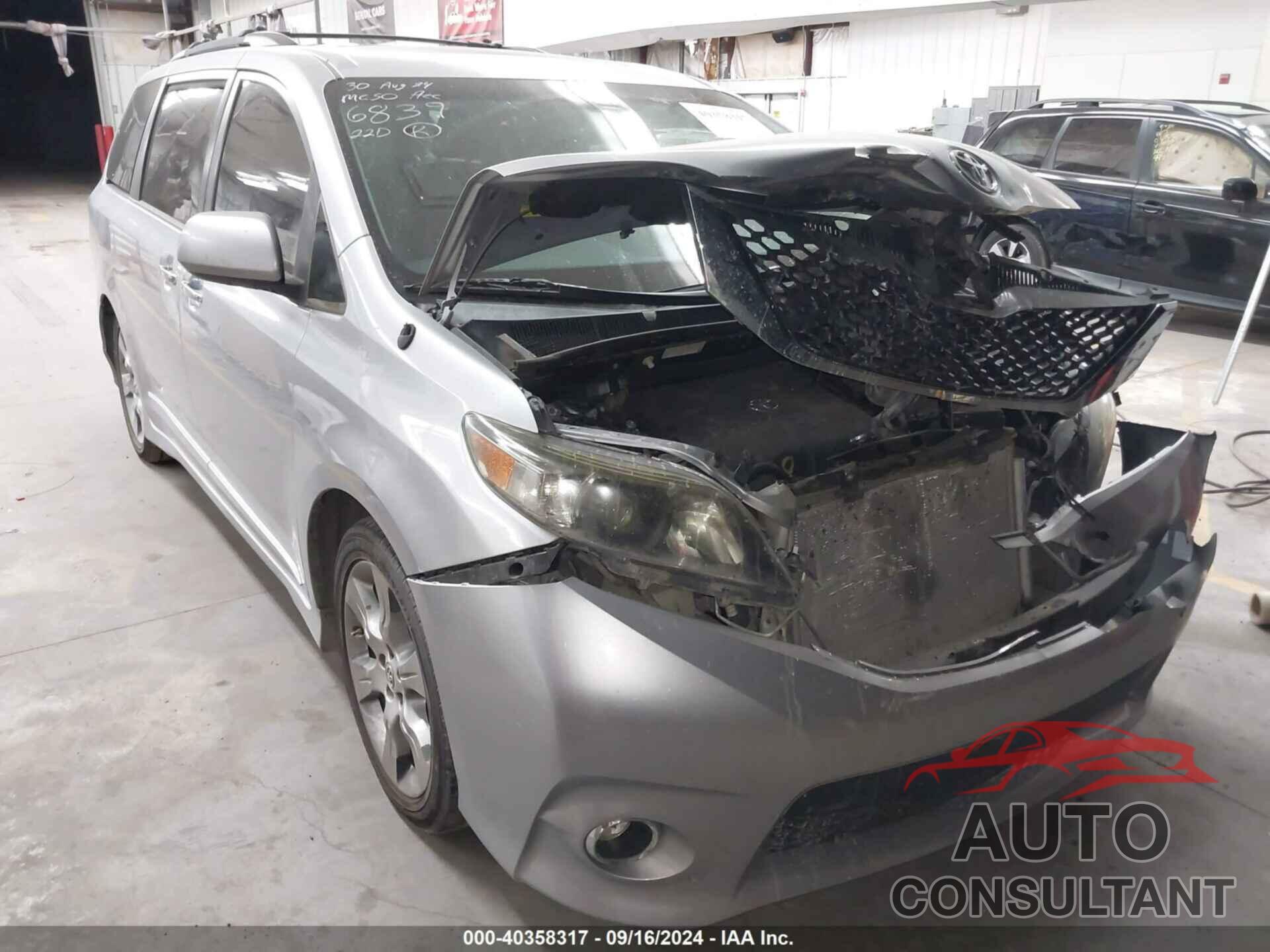 TOYOTA SIENNA 2014 - 5TDXK3DC5ES486839