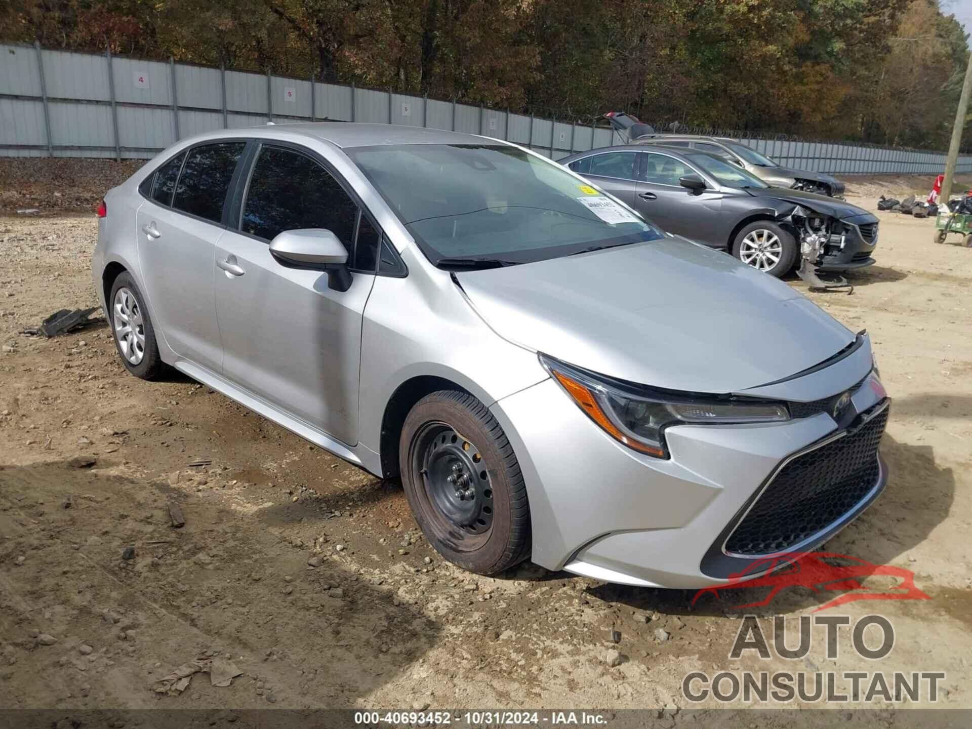 TOYOTA COROLLA 2020 - JTDEPRAE9LJ059479