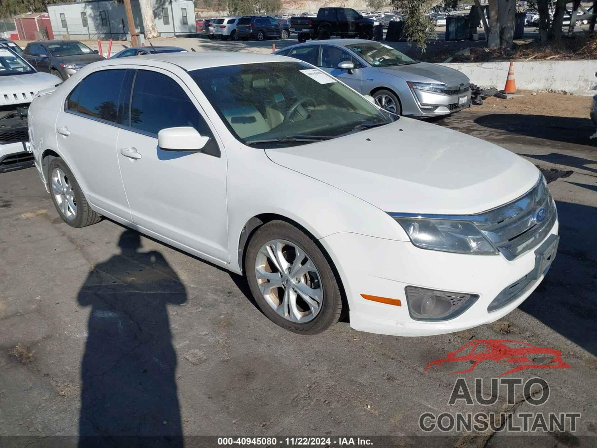 FORD FUSION 2012 - 3FAHP0HA5CR108961