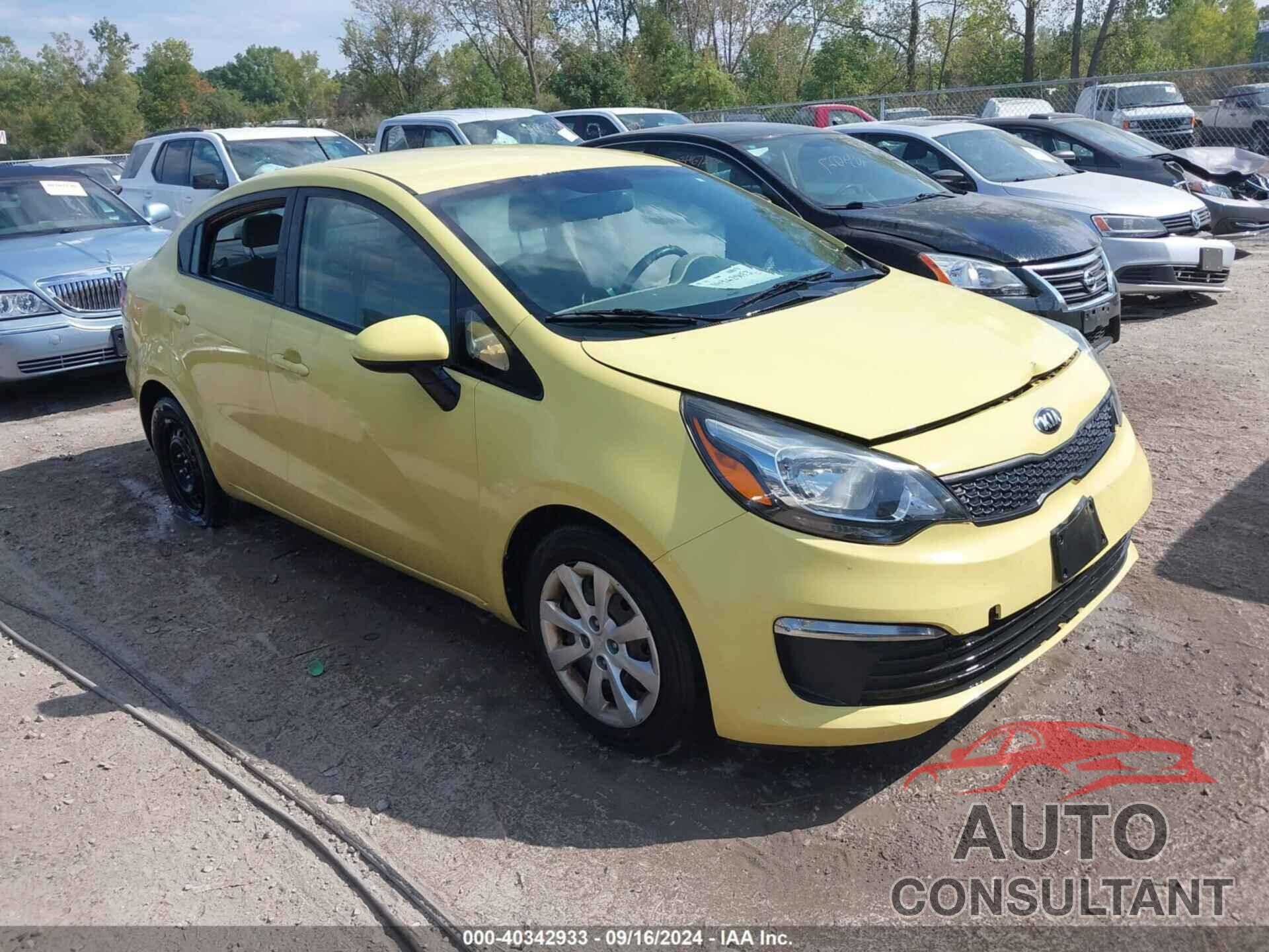 KIA RIO 2016 - KNADM4A30G6559669