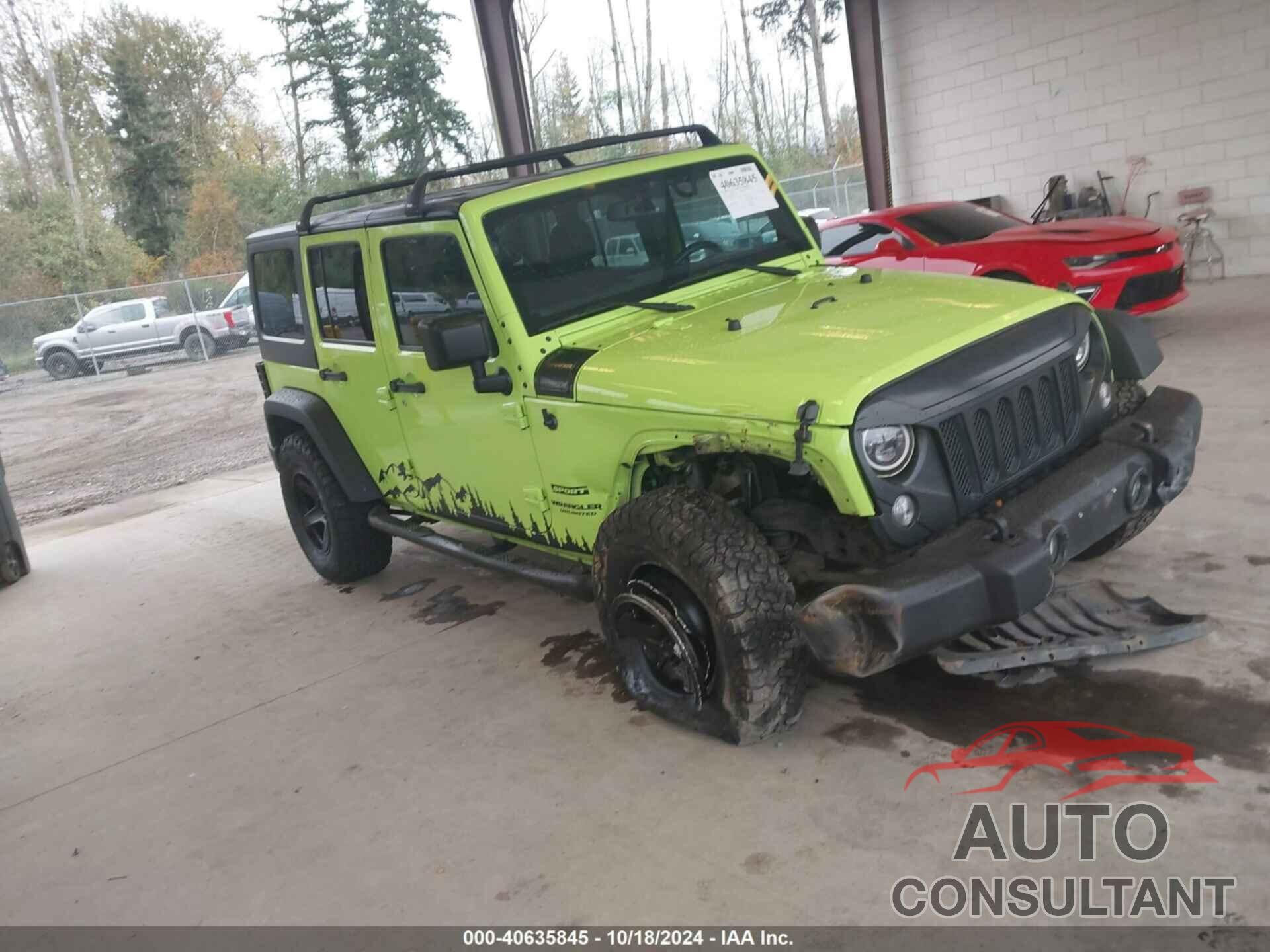 JEEP WRANGLER UNLIMITED 2016 - 1C4BJWDGXGL342077