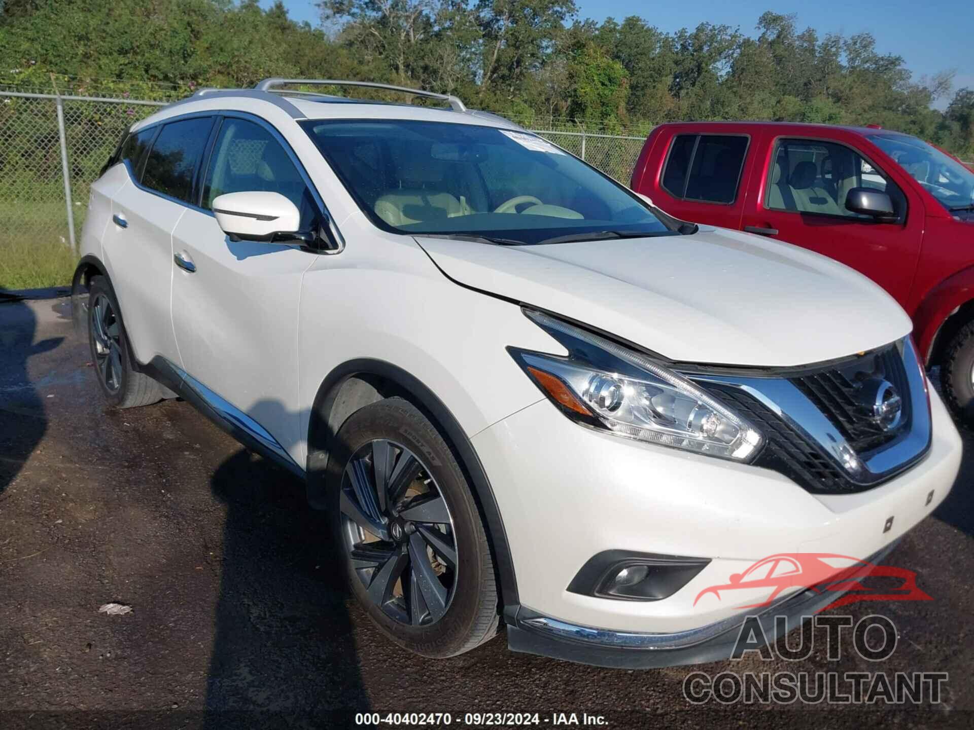 NISSAN MURANO 2016 - 5N1AZ2MG3GN167751