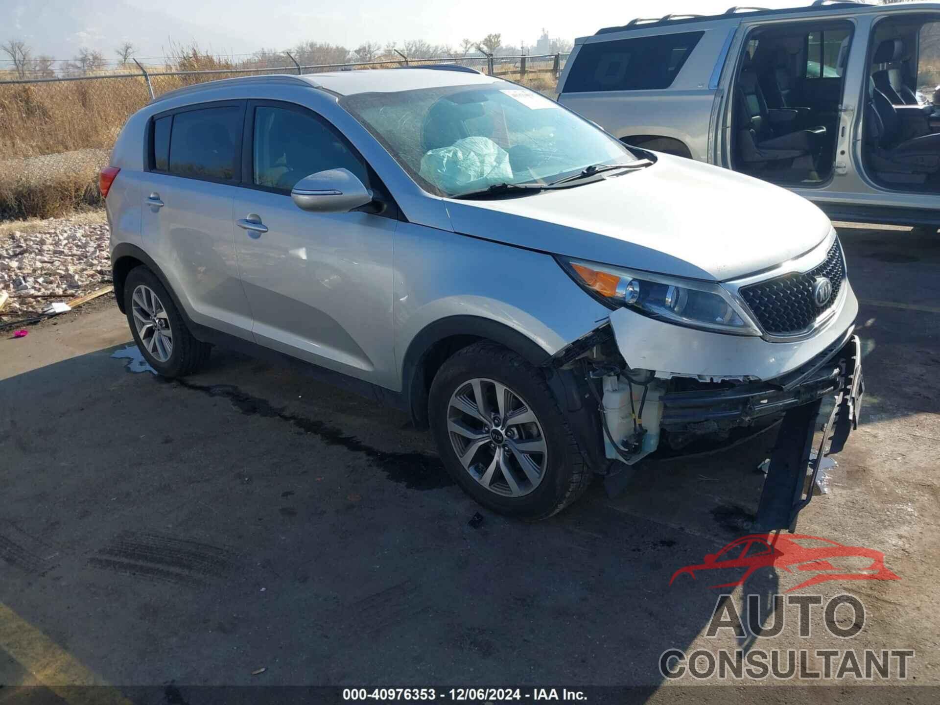 KIA SPORTAGE 2015 - KNDPB3AC2F7760210