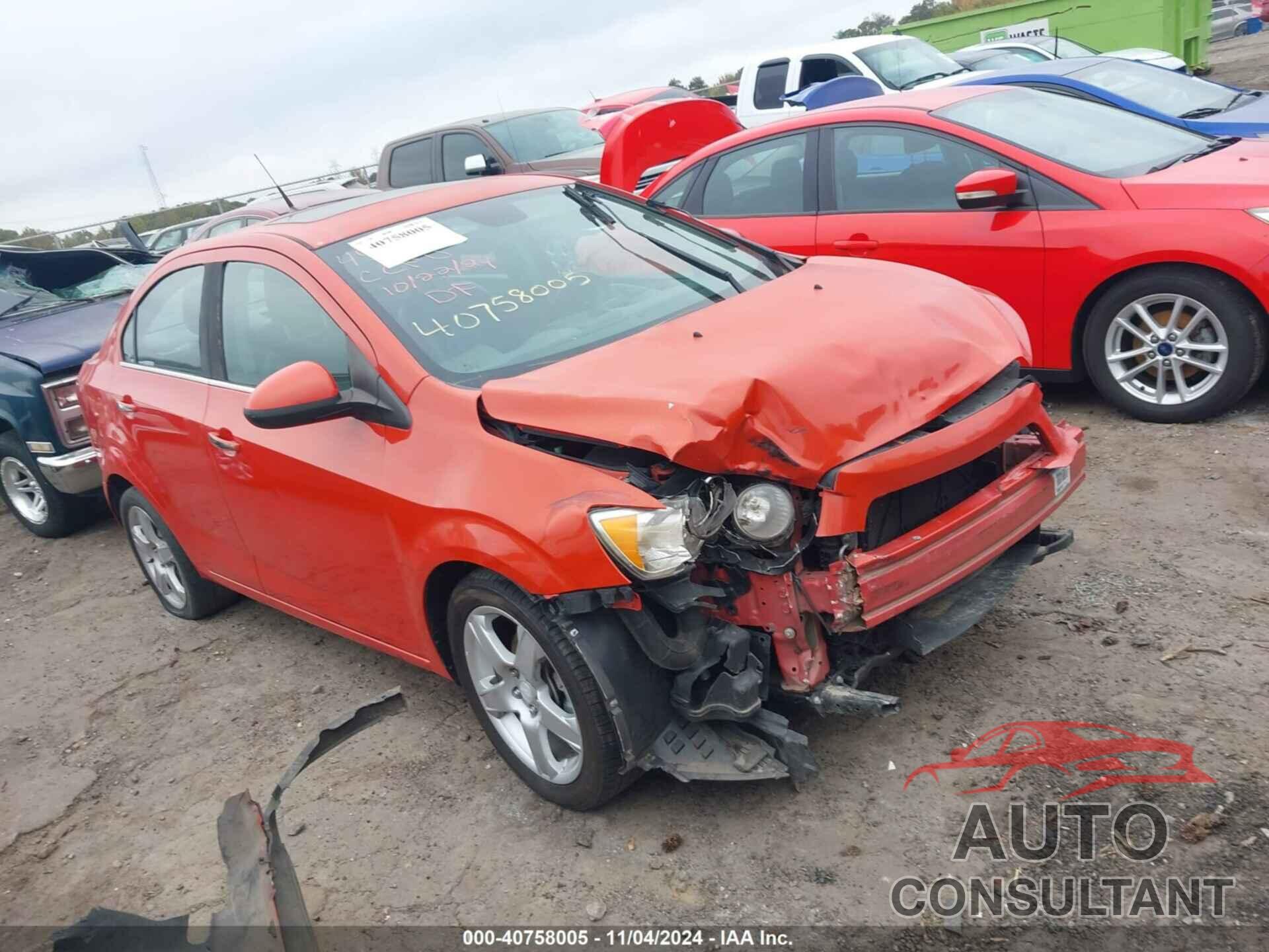CHEVROLET SONIC 2013 - 1G1JE5SH6D4154533