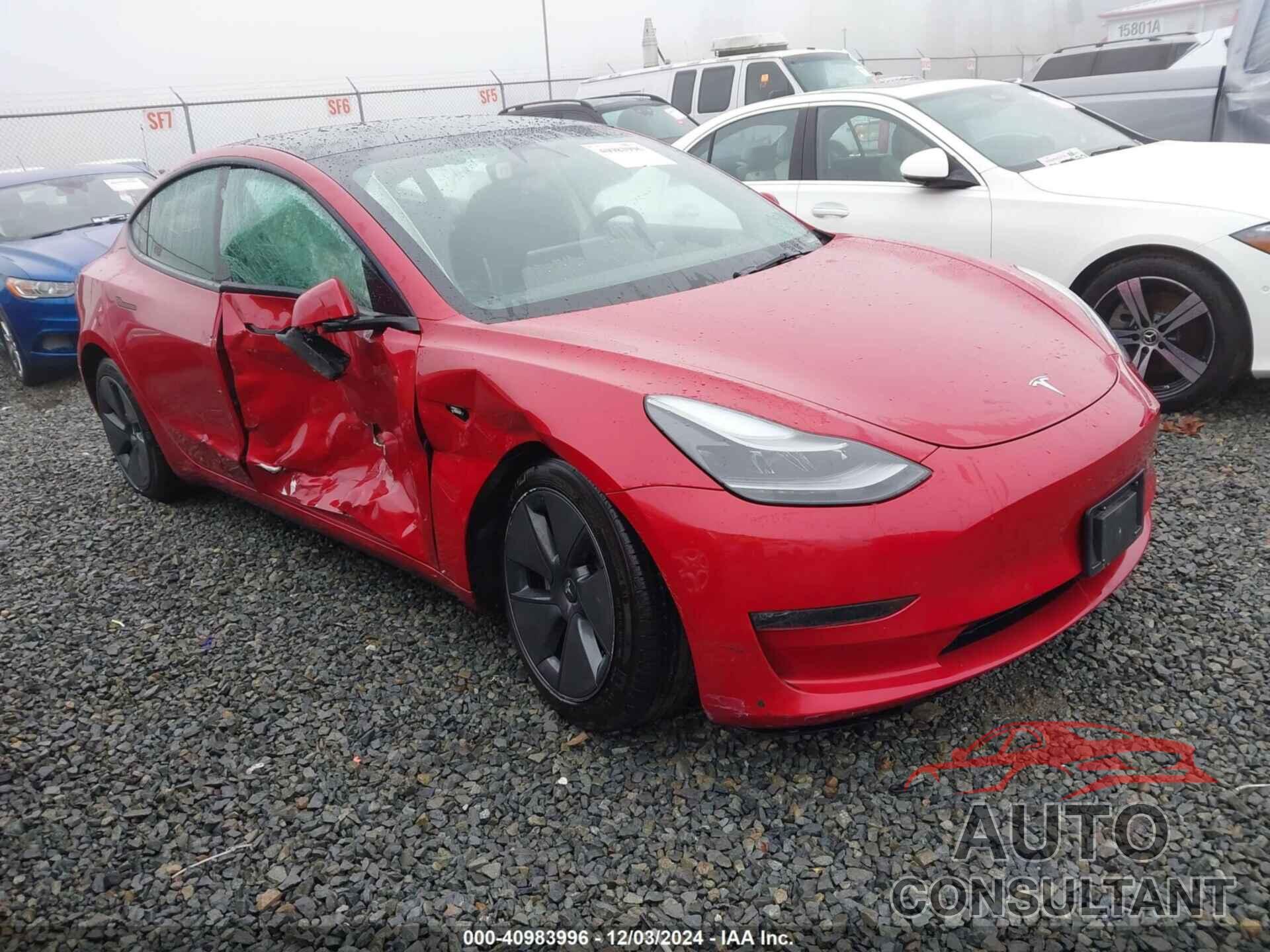 TESLA MODEL 3 2022 - 5YJ3E1EB4NF133285