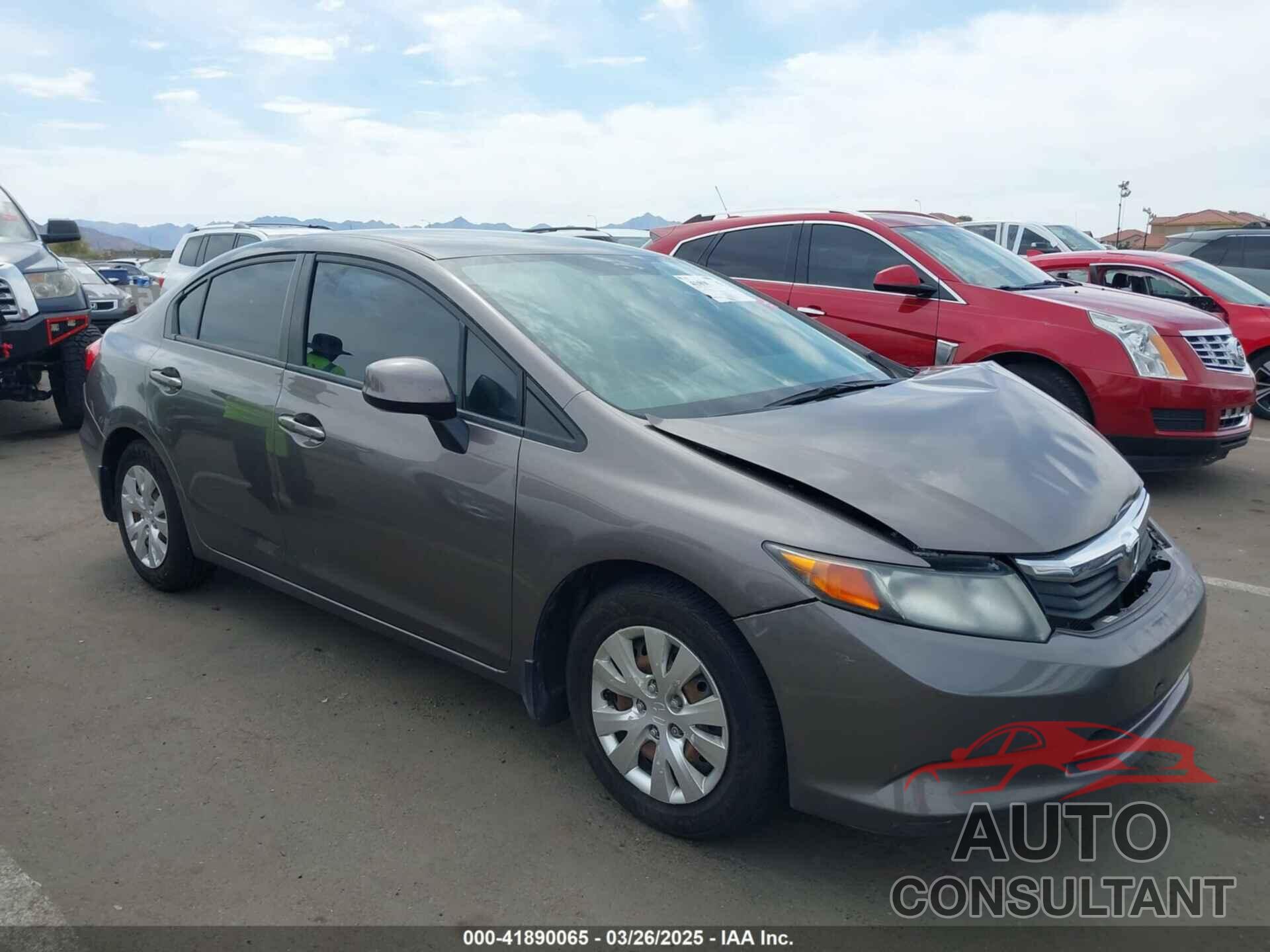 HONDA CIVIC 2012 - 19XFB2F55CE343594