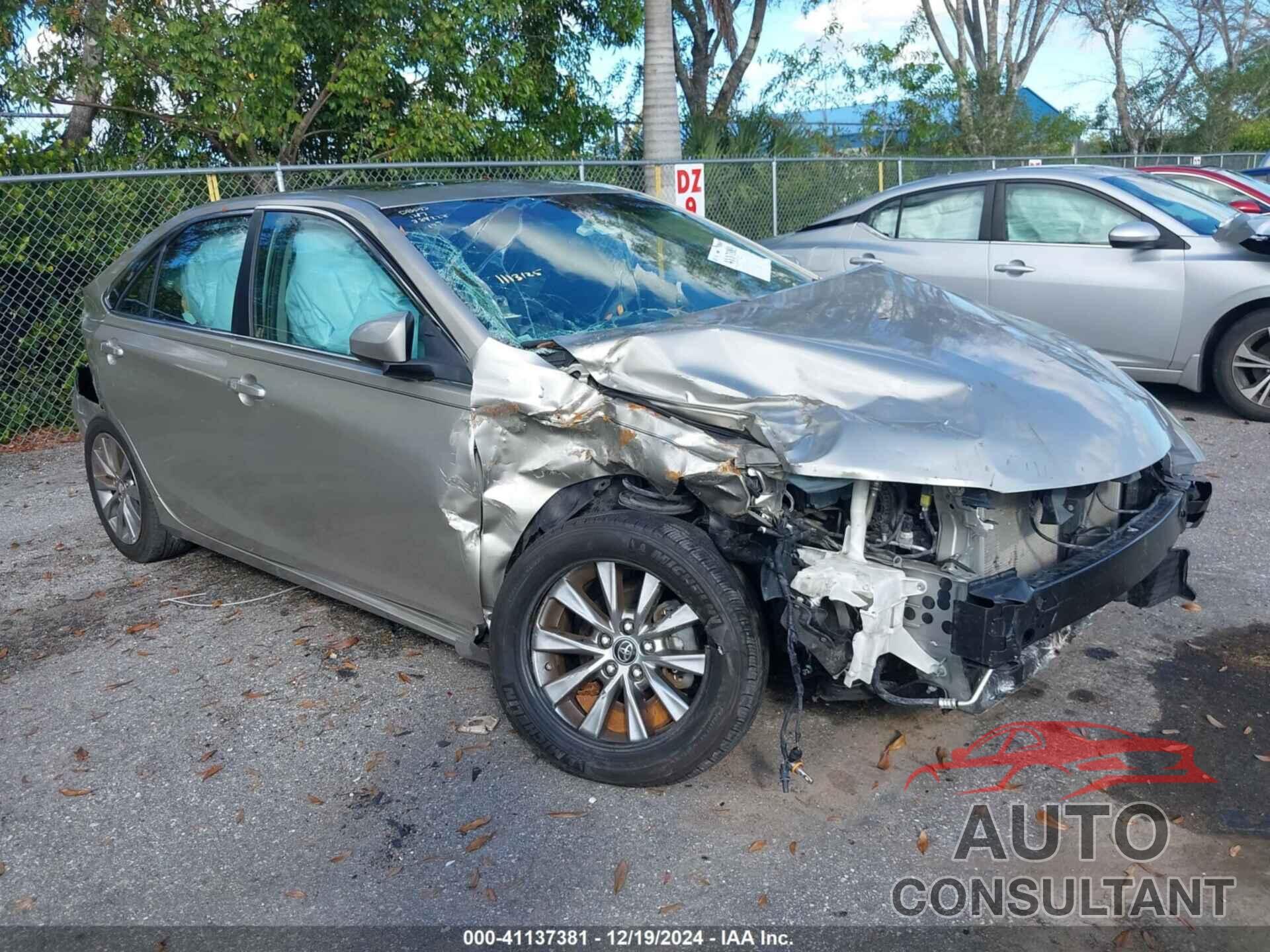 TOYOTA CAMRY 2017 - 4T1BF1FK1HU642281