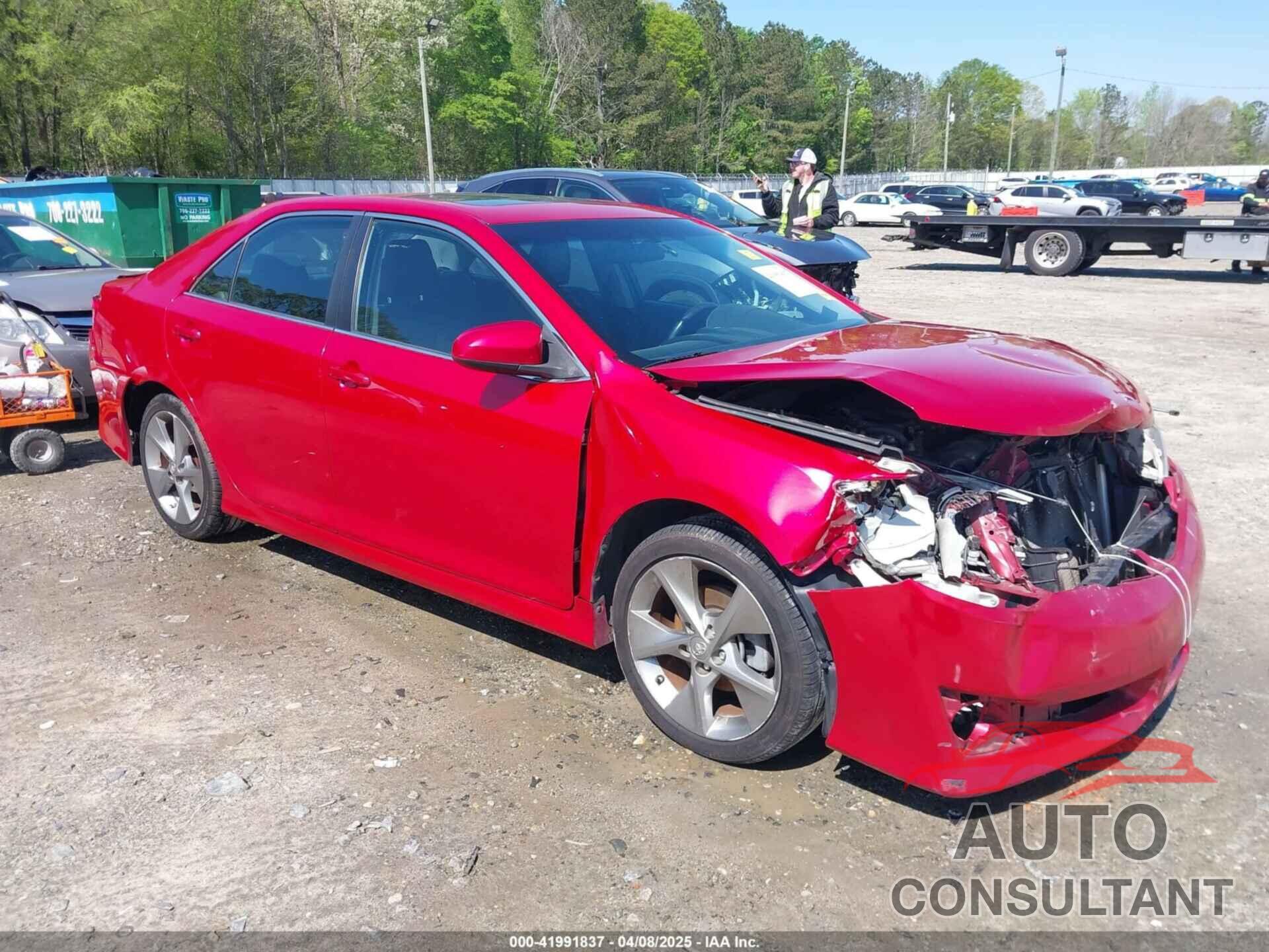 TOYOTA CAMRY 2012 - 4T1BF1FK4CU621966