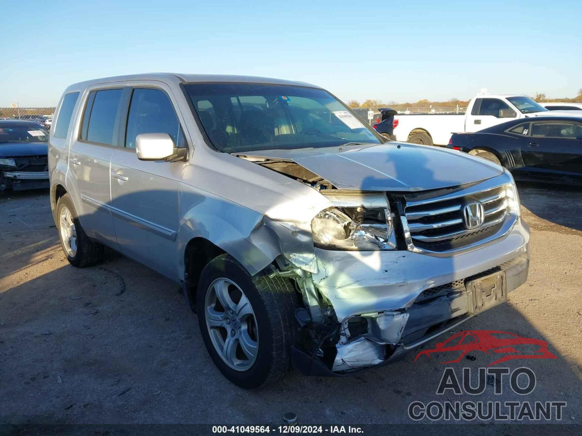 HONDA PILOT 2012 - 5FNYF3H70CB041271