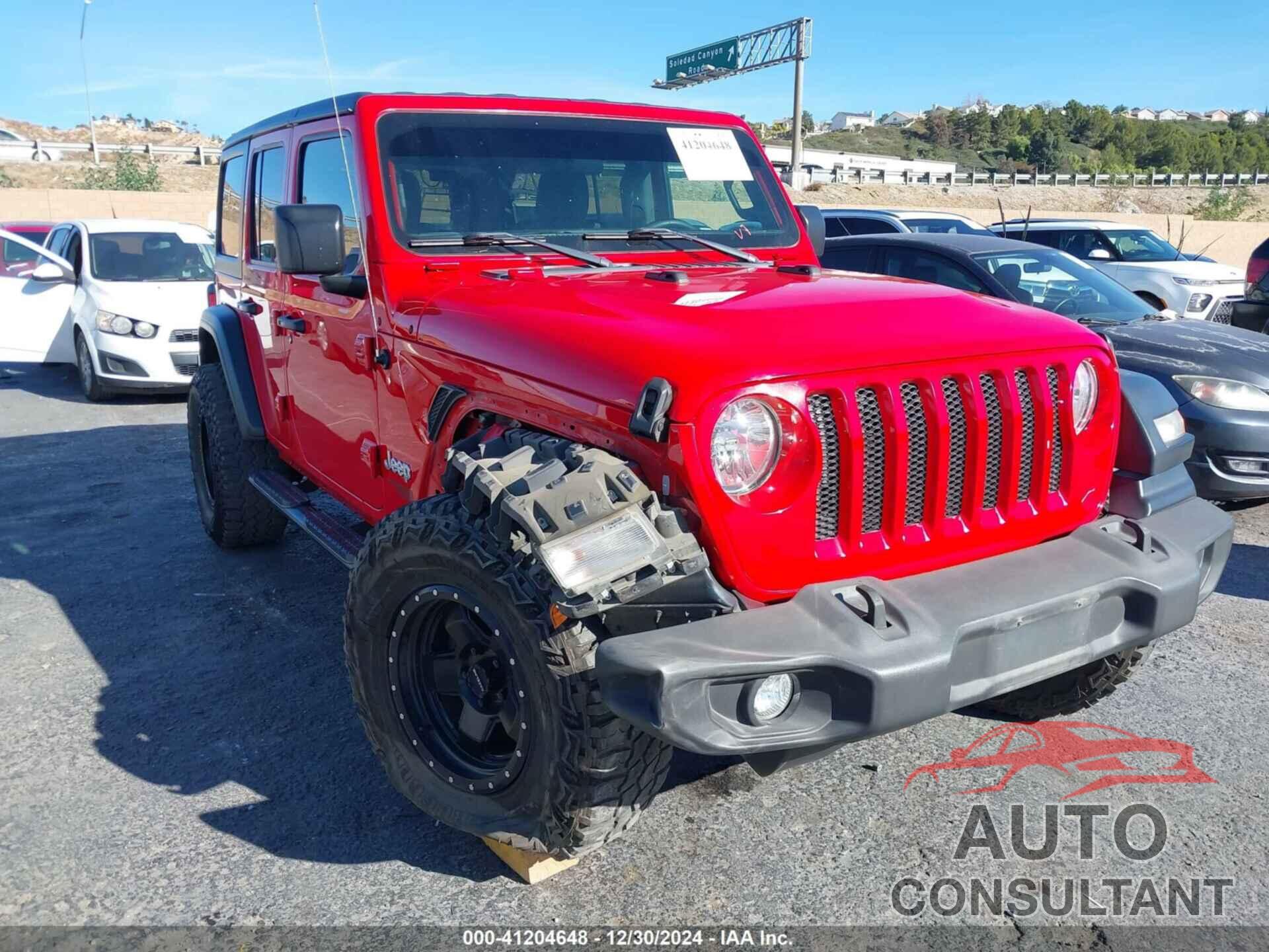 JEEP WRANGLER UNLIMITED 2018 - 1C4HJXDGXJW117096