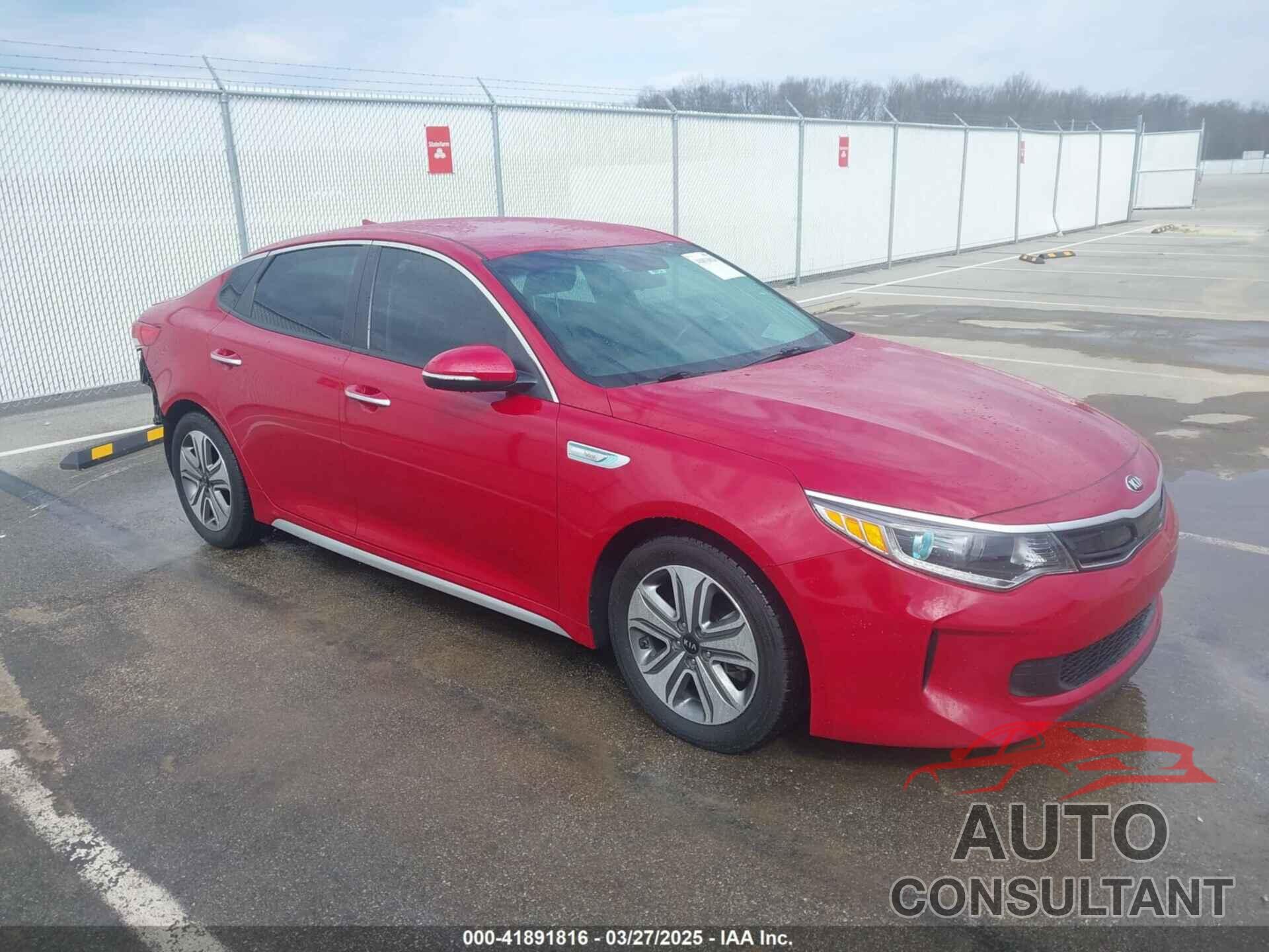 KIA OPTIMA HYBRID 2018 - KNAGU4LE1J5022611