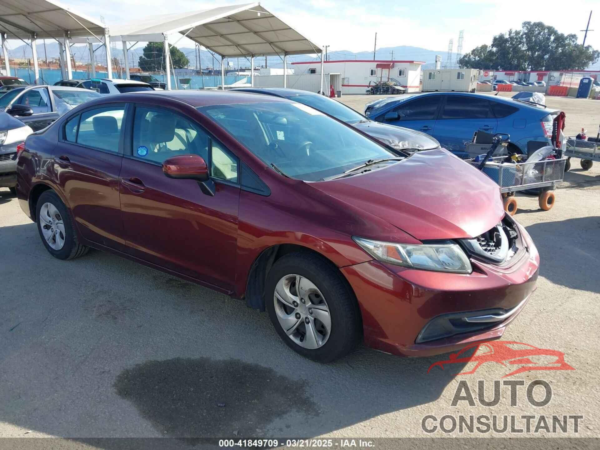 HONDA CIVIC 2014 - 19XFB2F59EE263895